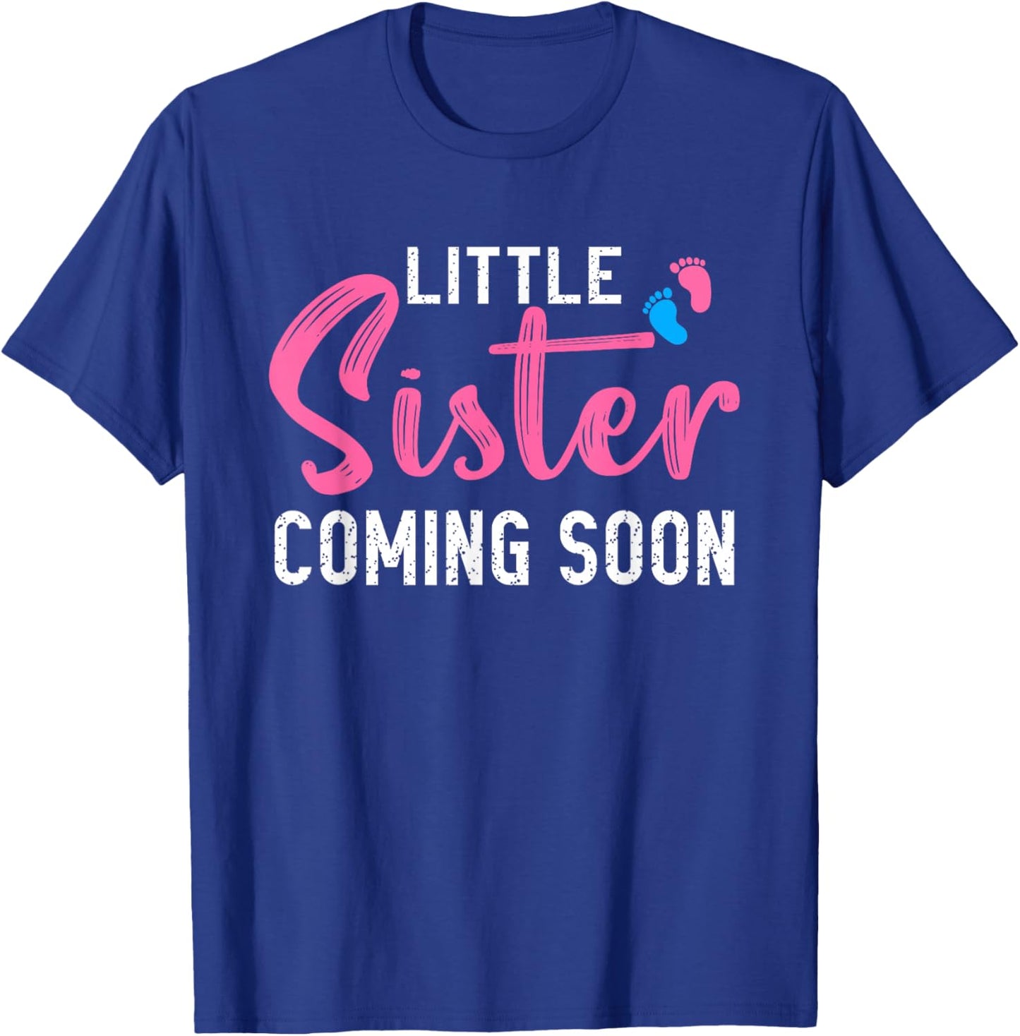 Little Sister Coming Soon T-Shirt - T-Shirt | Royal