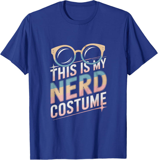 Tech Nerd Humor This Is My Nerd Costume Anime Nerd Costume T-Shirt - T-Shirt | Royal