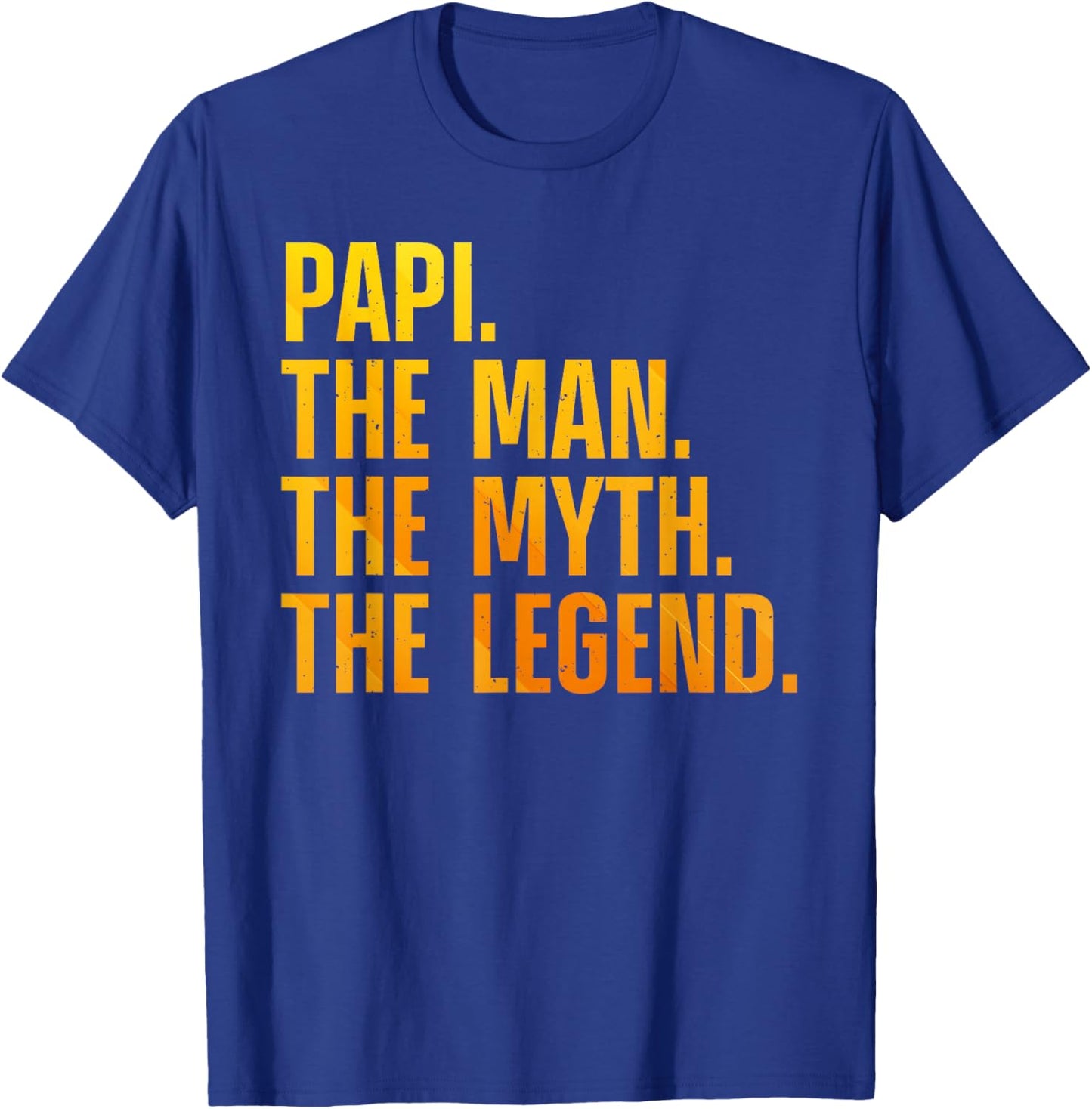 Papi Design For Grandpa Grandfather From Grandkids Papi T-Shirt - T-Shirt | Royal