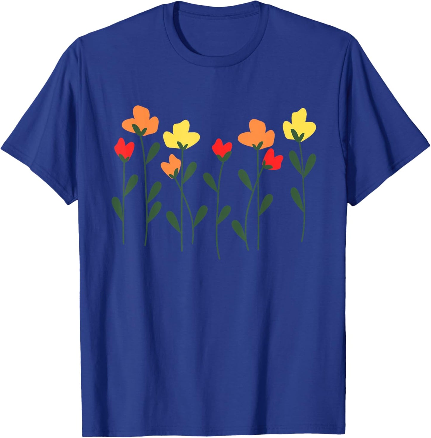 Flower men Cute Flower men Wildflower T-Shirt - T-Shirt | Royal