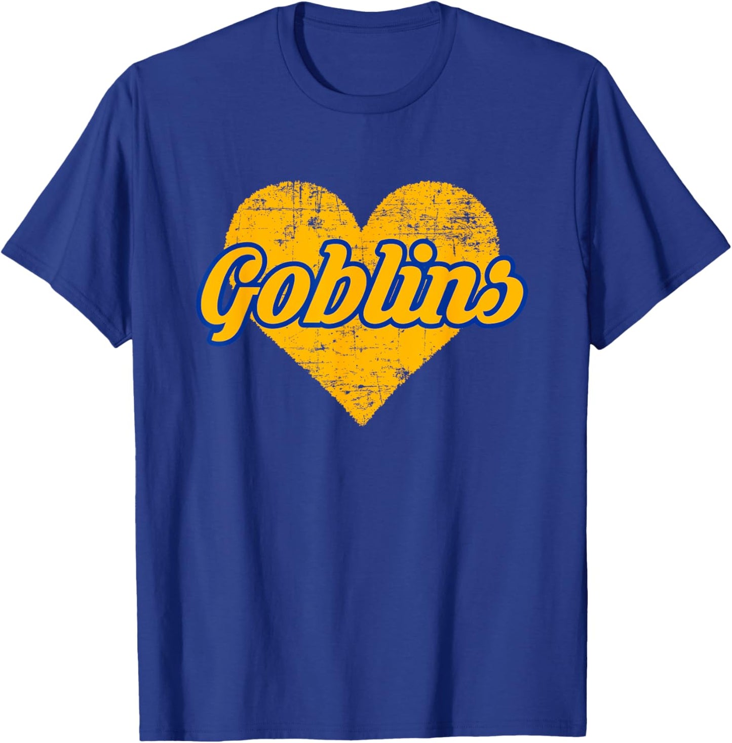 Harrison Goblins Over Heart T-Shirt - T-Shirt | Royal