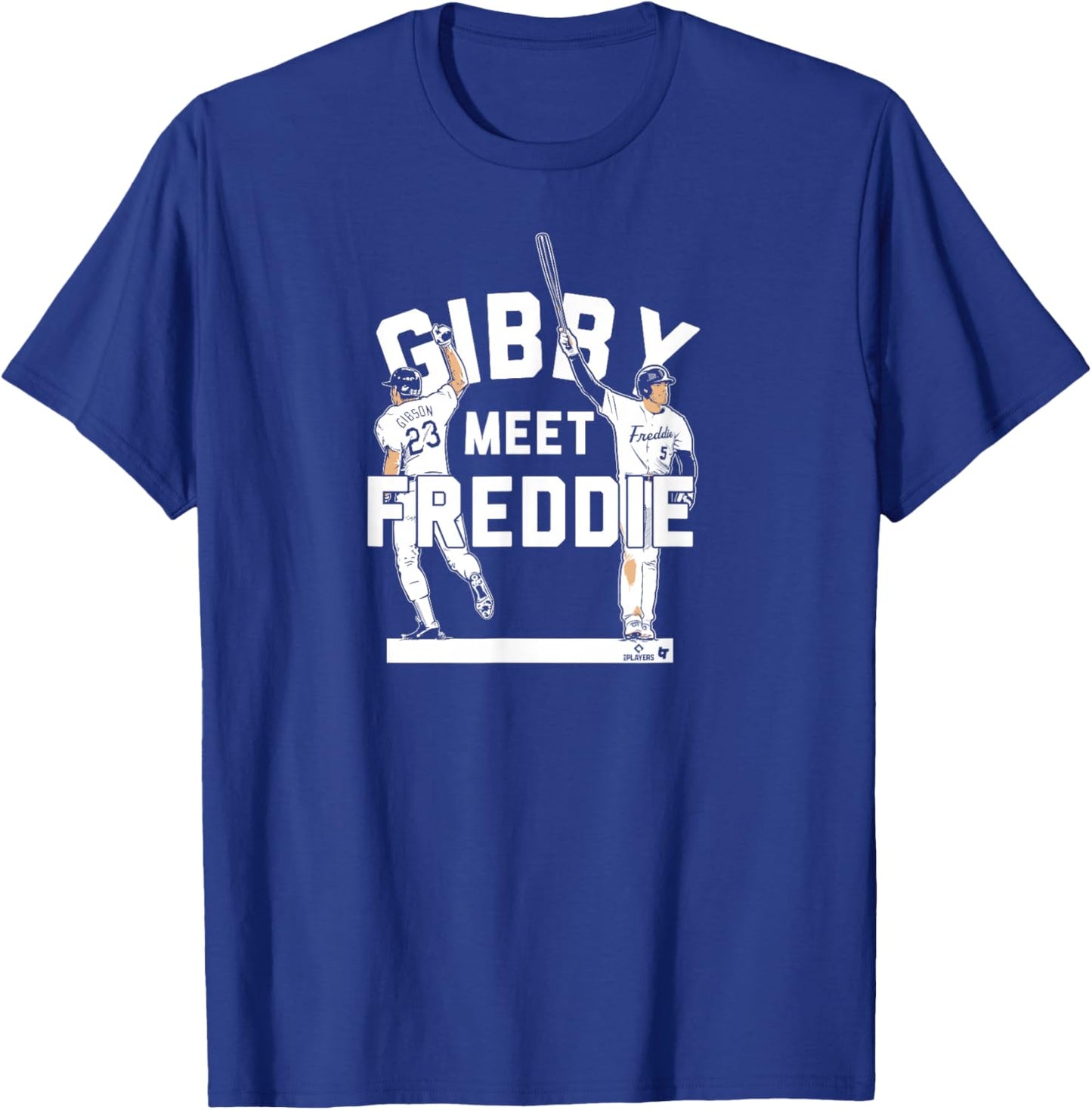 Kirk Gibson & Freddie Freeman - Gibby Meet Freddie - LA T-Shirt - T-Shirt | Royal