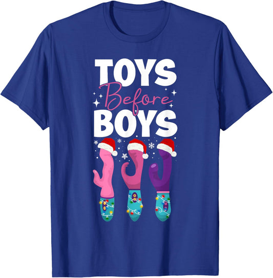 Funny Embarrassing Toys Before Boys Fun Adult Humour Women’s T-Shirt - T-Shirt | Royal