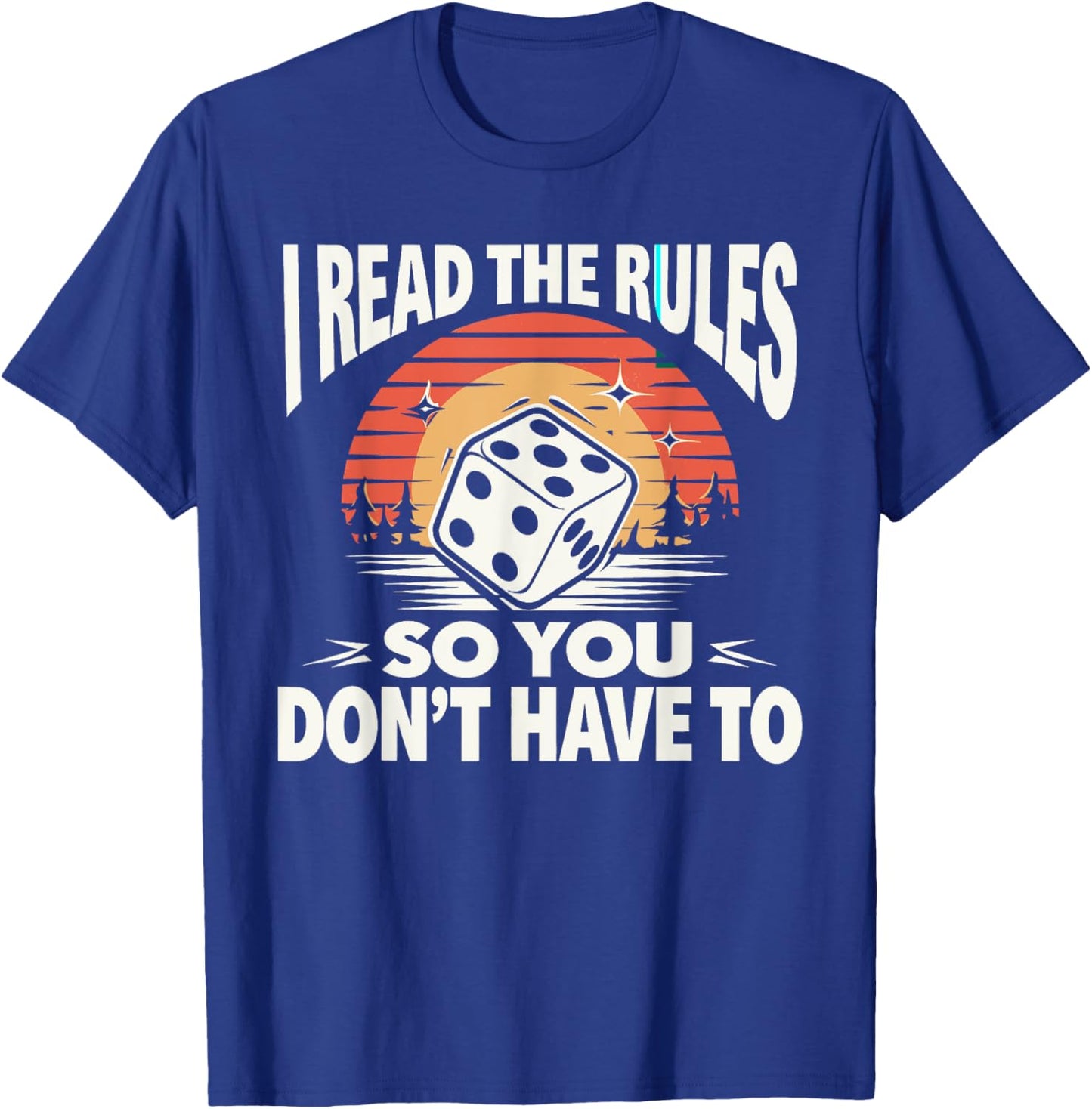Board Game Card Game Game Night Gift: & Graphic T-Shirt - T-Shirt | Royal