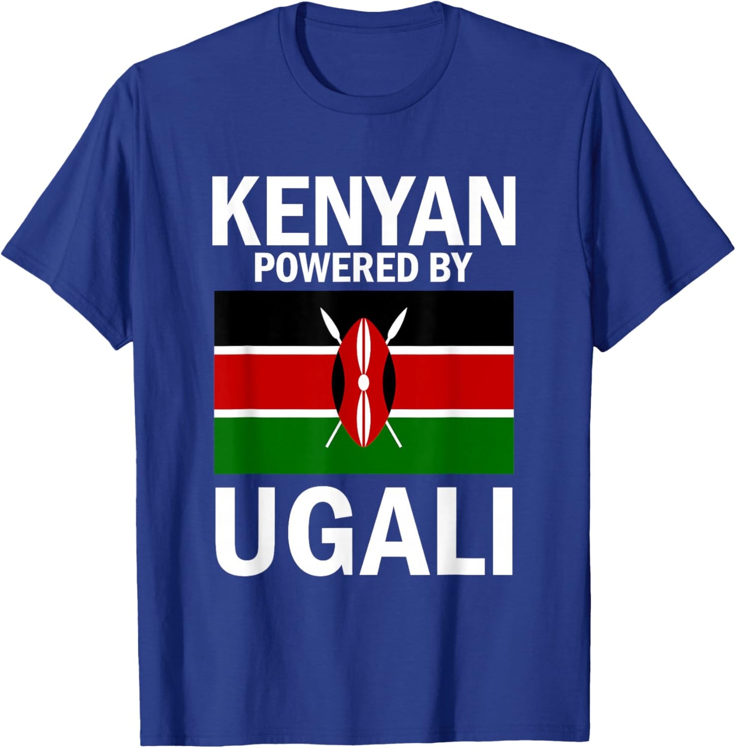 Kenya Kenyan Flag T-Shirt - T-Shirt | Royal