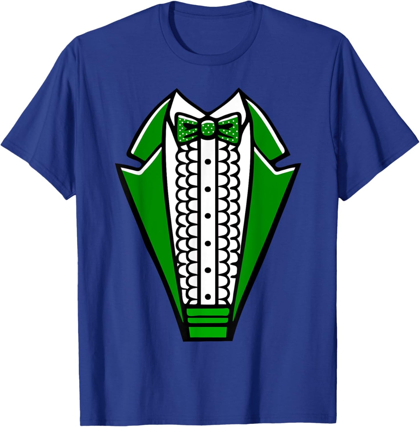 Tuxedo with Bowtie For Funny Wedding And Special Occasions T-Shirt - T-Shirt | Royal