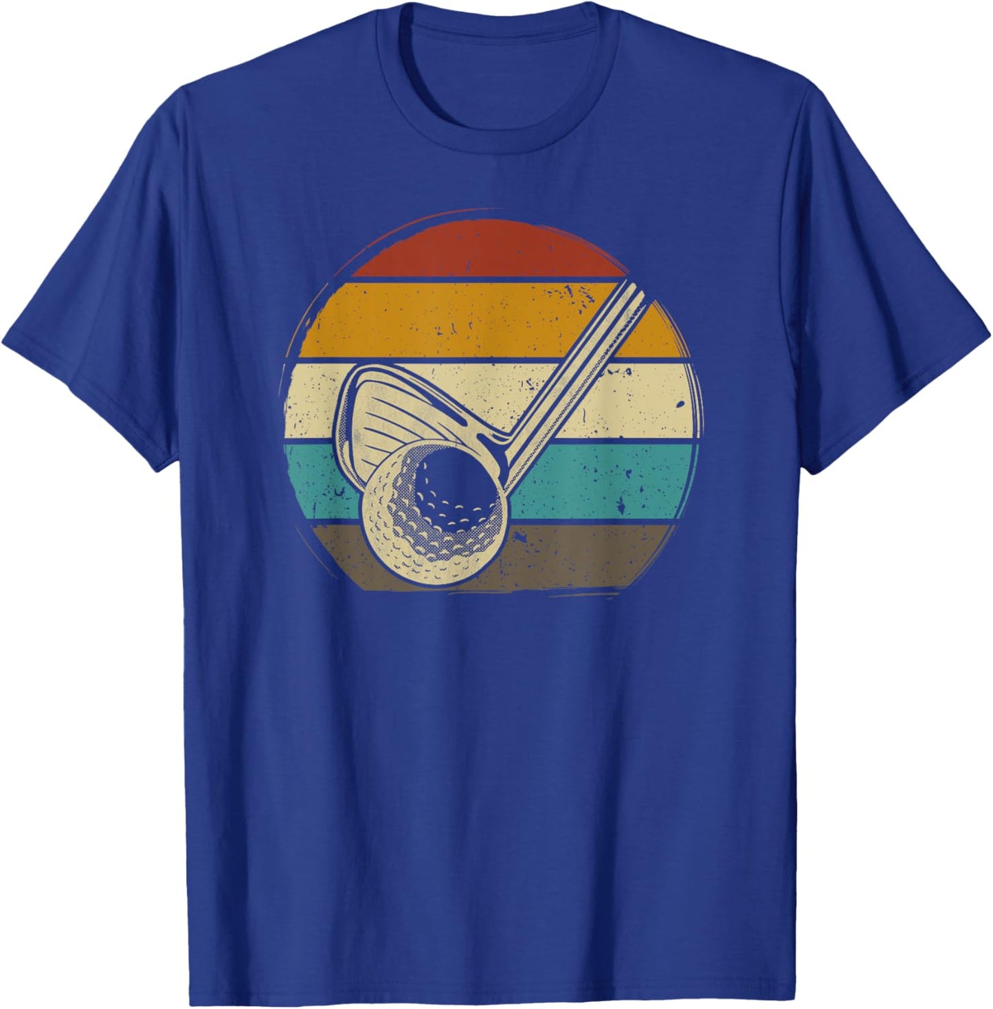 Golf retro golf club vintage sports outfit woman men T-Shirt - T-Shirt | Royal