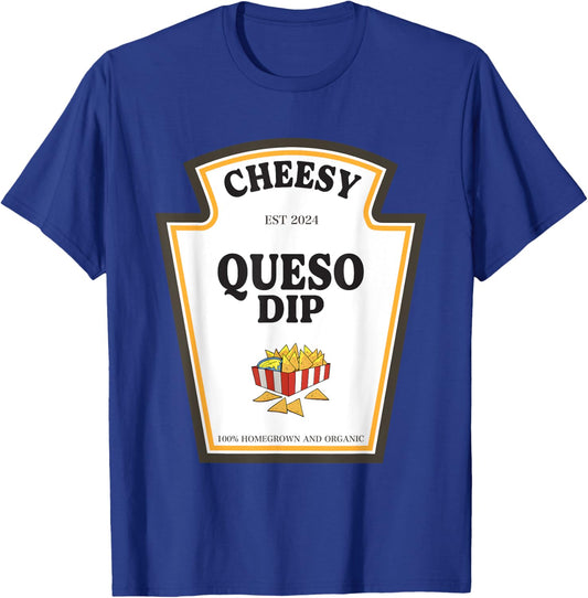 Delicious Cheesy Queso Dip Condiment Costume Party Matching T-Shirt - T-Shirt | Royal