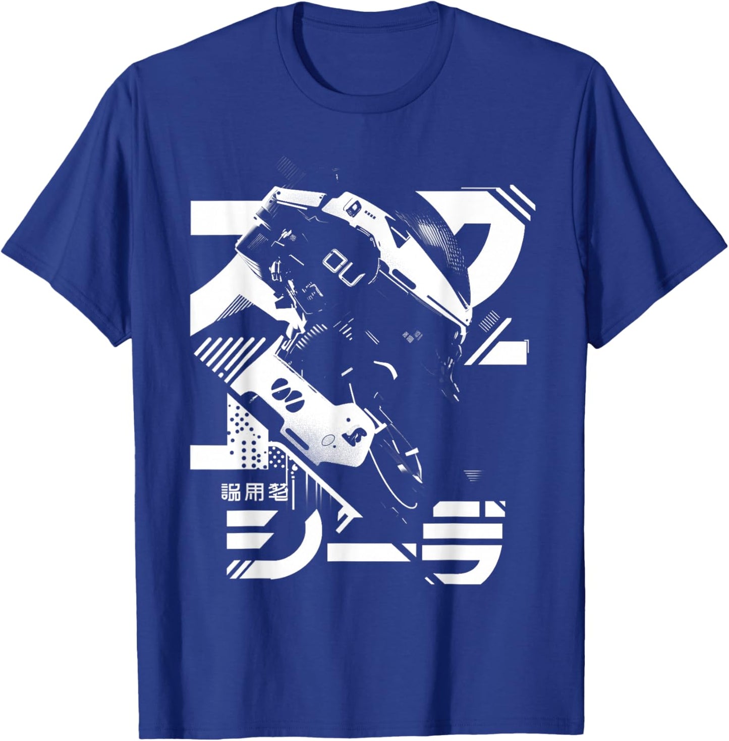 Futuristic Techwear Japanese Cyberpunk Harajuku Anime Manga T-Shirt - T-Shirt | Royal