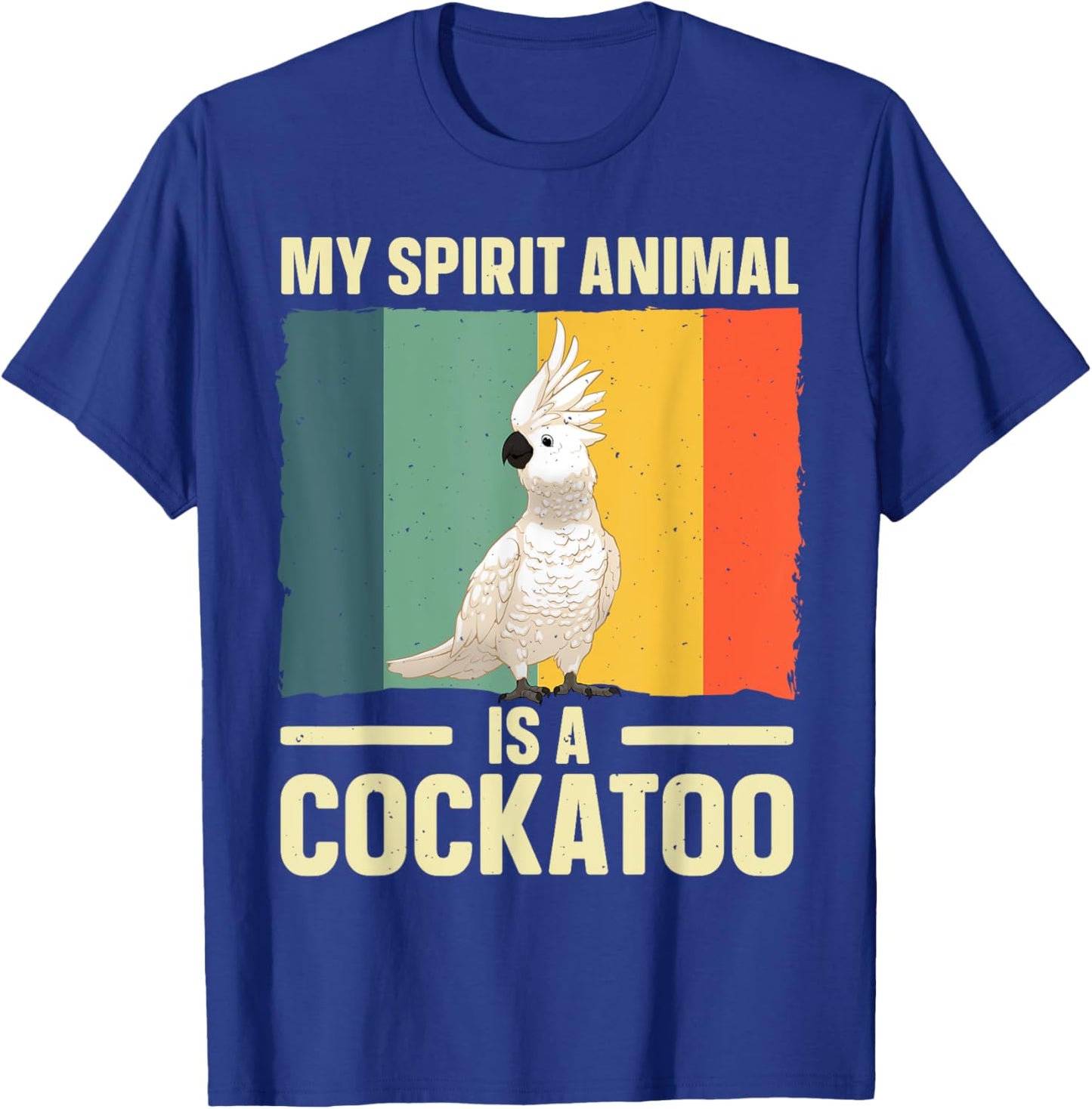 Cool Cockatoo Art Women Parrot Lovers Cockatoo Fan T-Shirt - T-Shirt | Royal