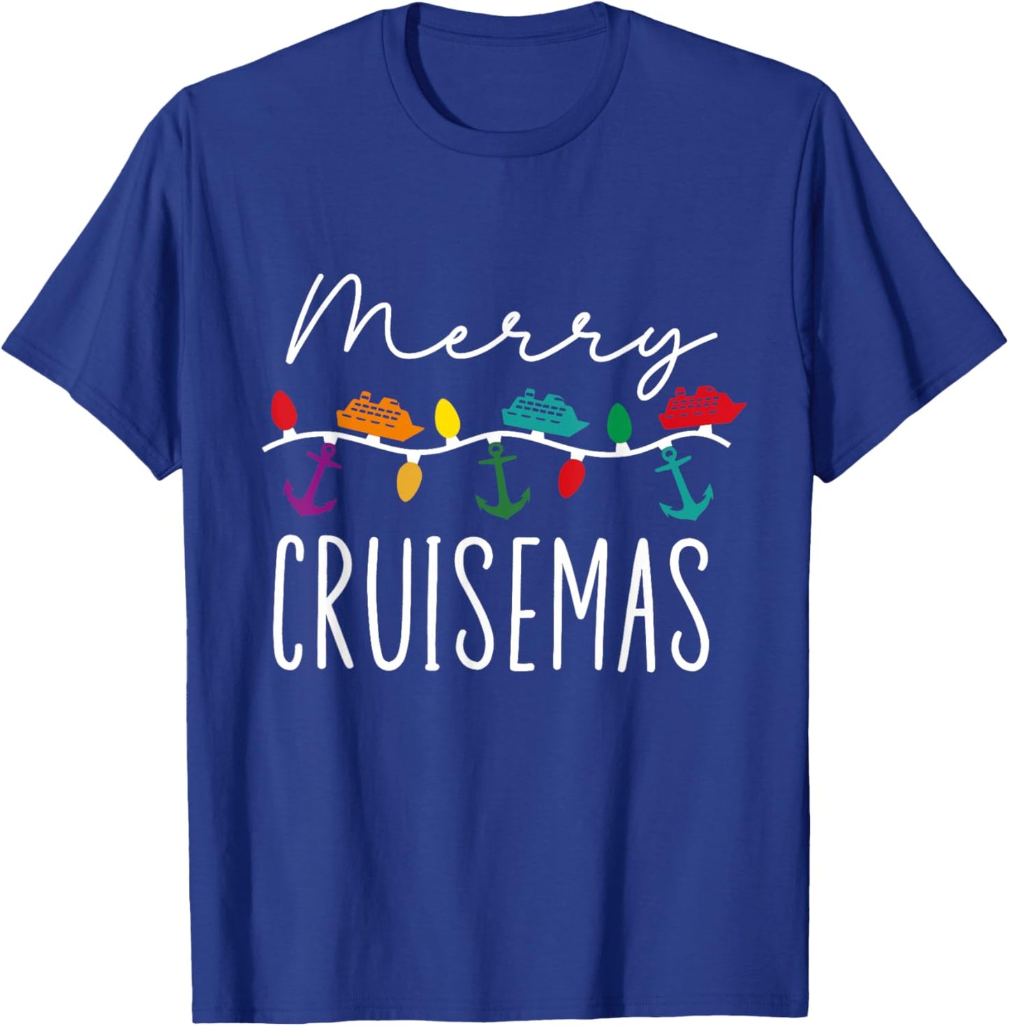 Merry Cruisemas Family Cruise Christmas Family Cruisin Crew T-Shirt - T-Shirt | Royal