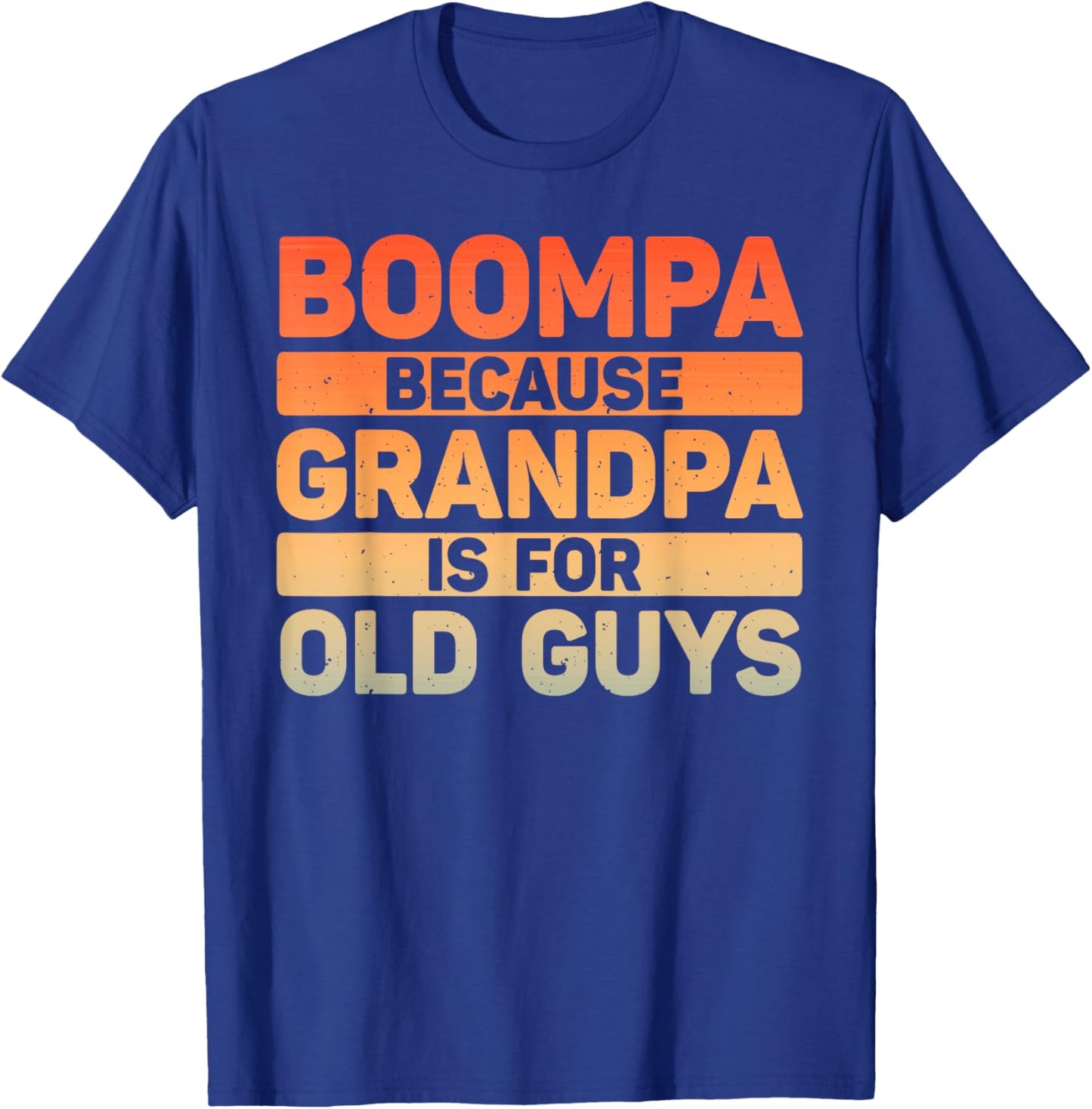 Boompa Design For Grandpa From Grandkids Father's Day Boompa T-Shirt - T-Shirt | Royal