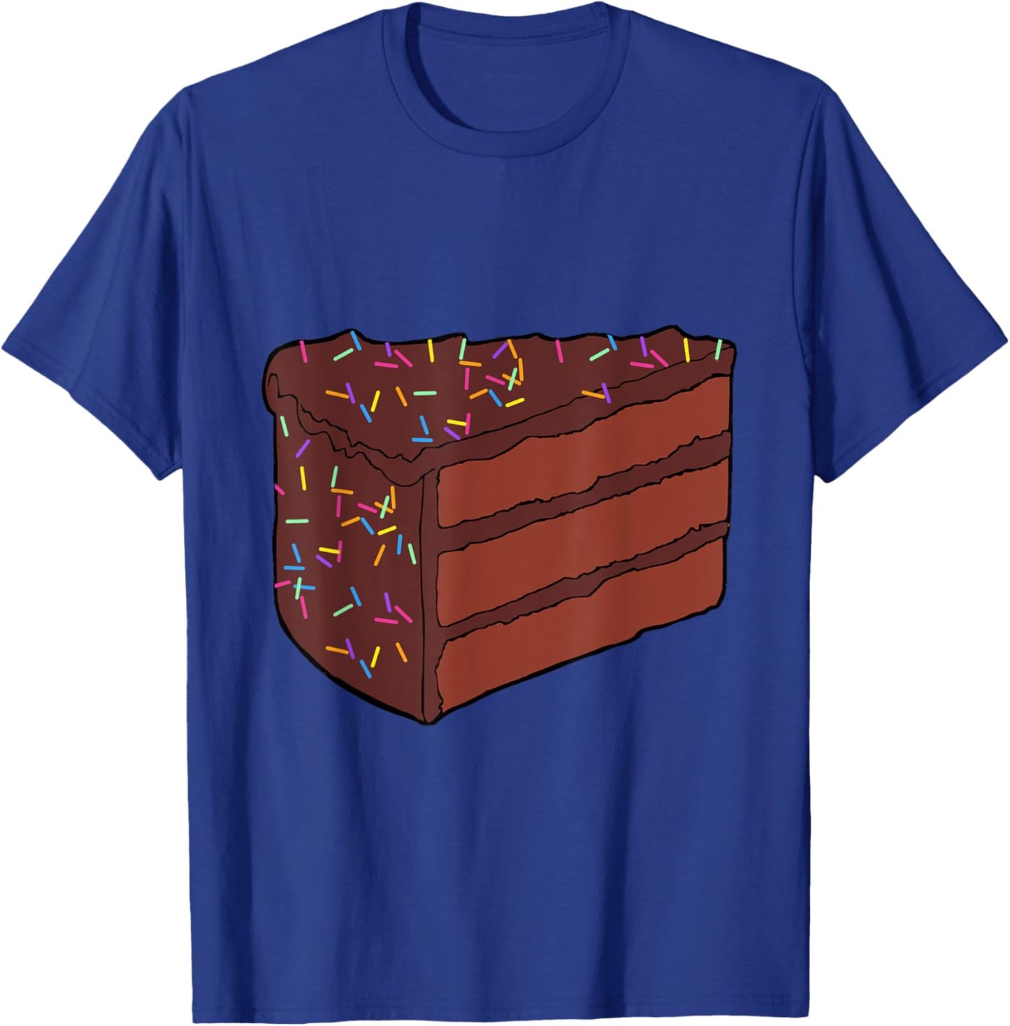 Chocolate Piece of Cake Halloween Costume Food Cosplay Party T-Shirt - T-Shirt | Royal