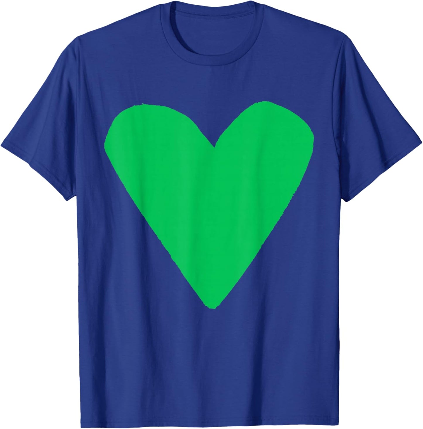 Cute Green Heart T-Shirt - T-Shirt | Royal