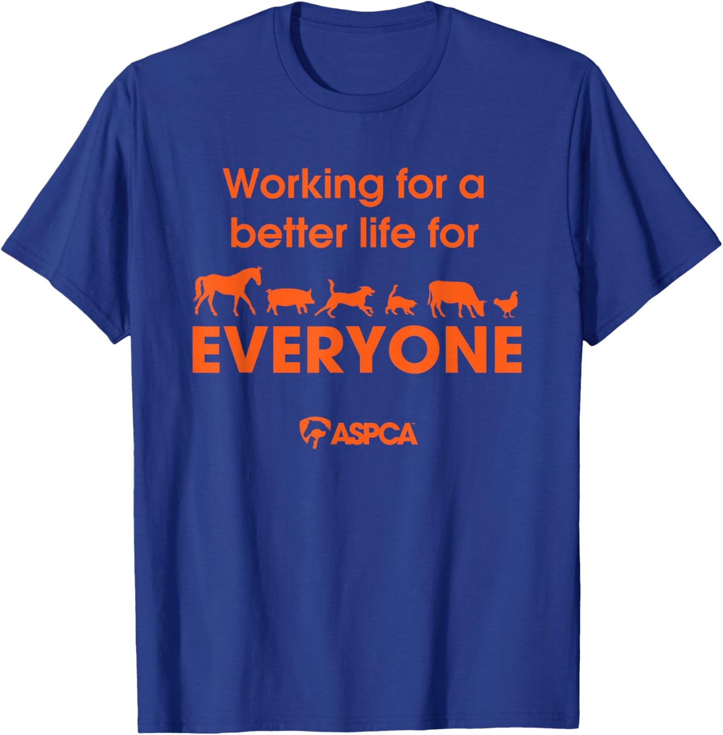 ASPCA Adult Black Classic Fit Modern Classic Fit Life T-Shirt - T-Shirt | Royal