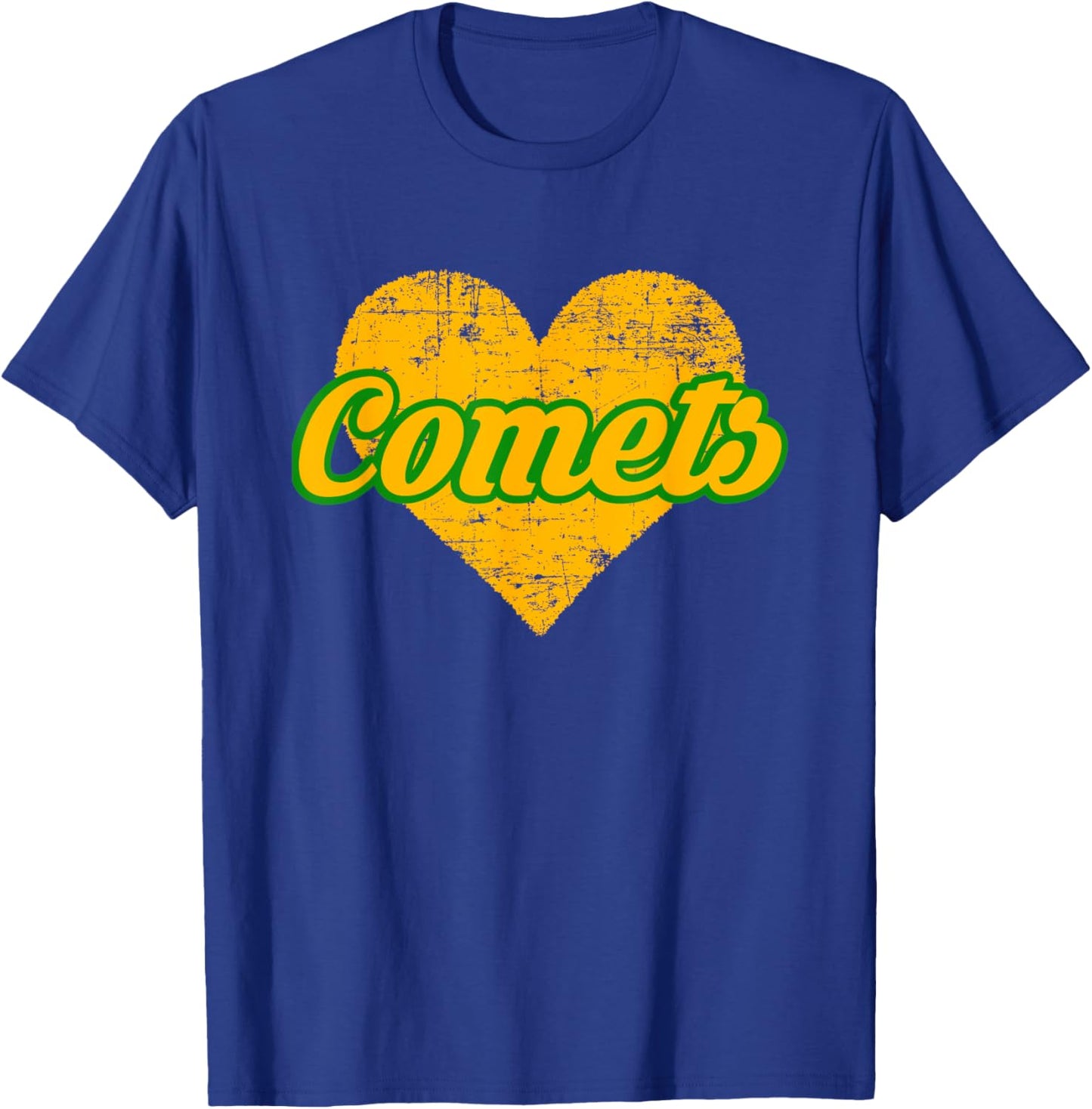 Eastern Comets Over Heart T-Shirt - T-Shirt | Royal