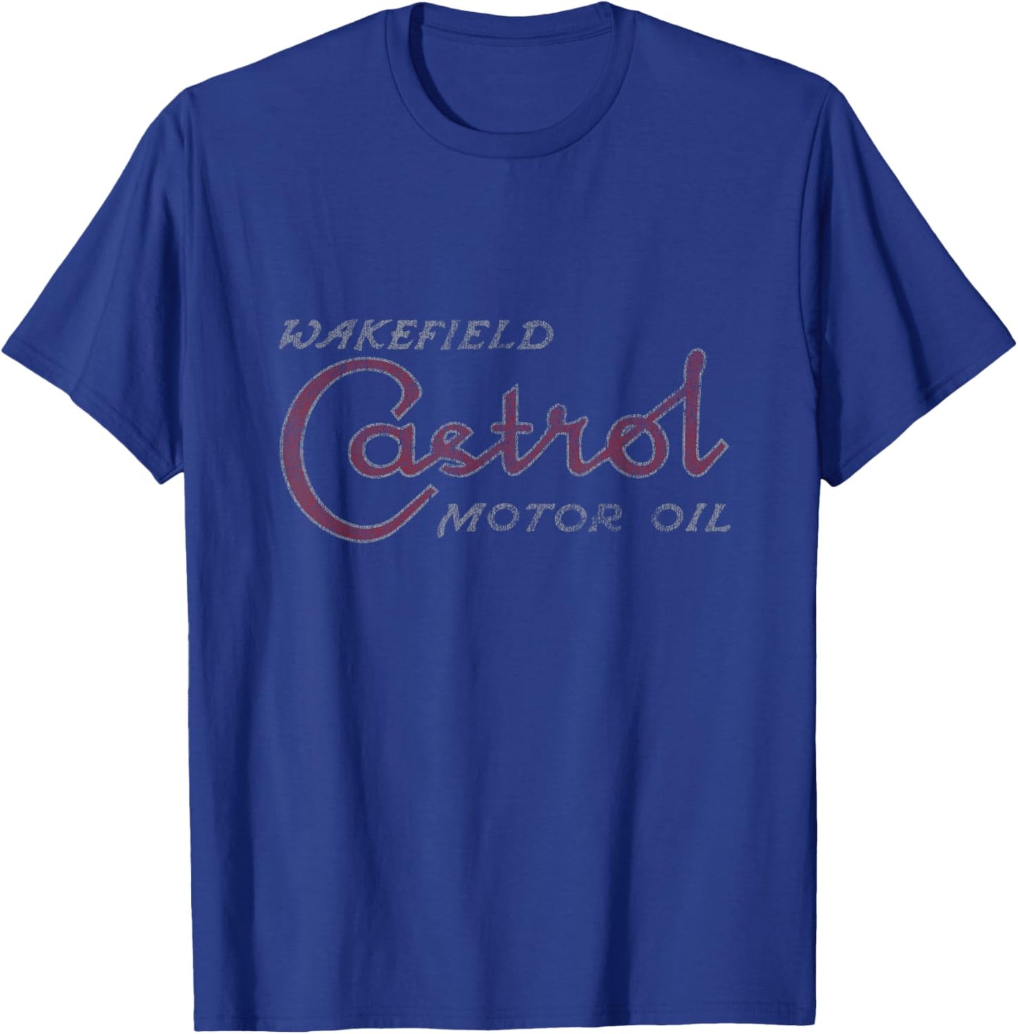 Castrol Liquid Engineering Vintage Retro Logo PAPL1366 T-Shirt - T-Shirt | Royal