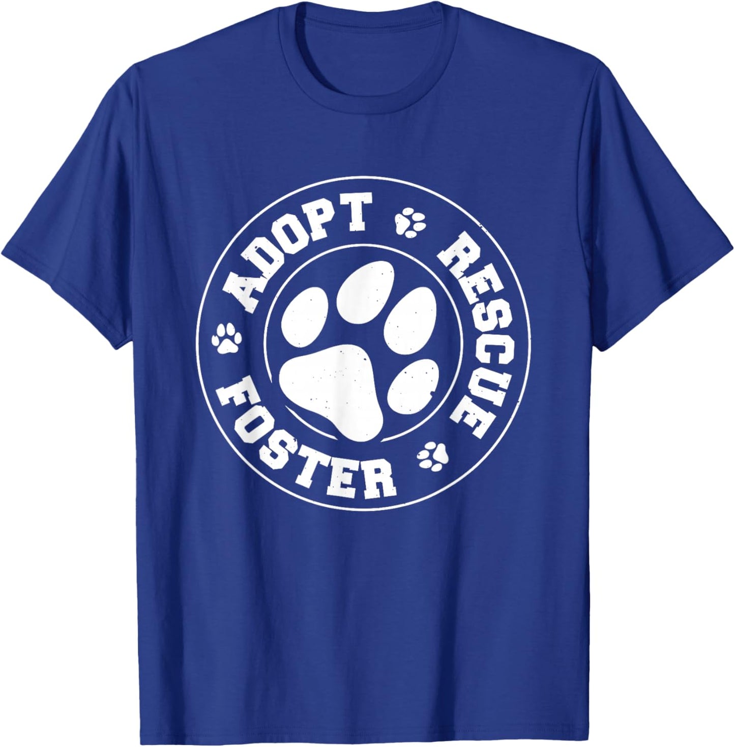 Adopt Rescue Foster T-Shirt - T-Shirt | Royal
