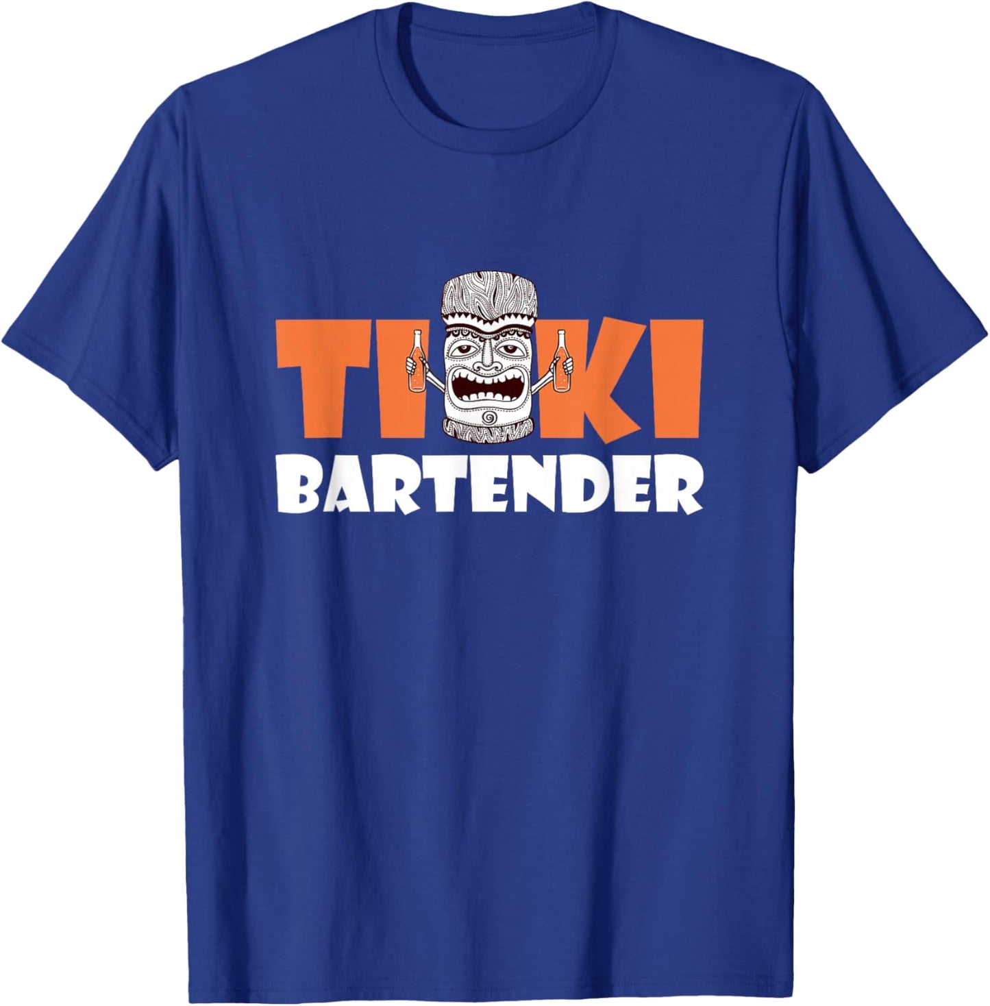 Tiki Bartender Tropical Drinks Tiki Bar Island Hawaii T-Shirt - T-Shirt | Royal