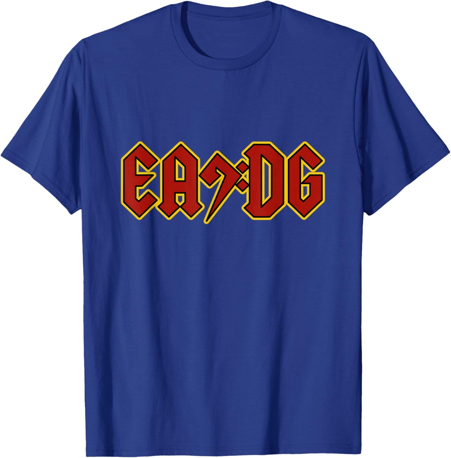 Bass Guitar EADG Bass Clef for Bassist T-Shirt - T-Shirt | Royal