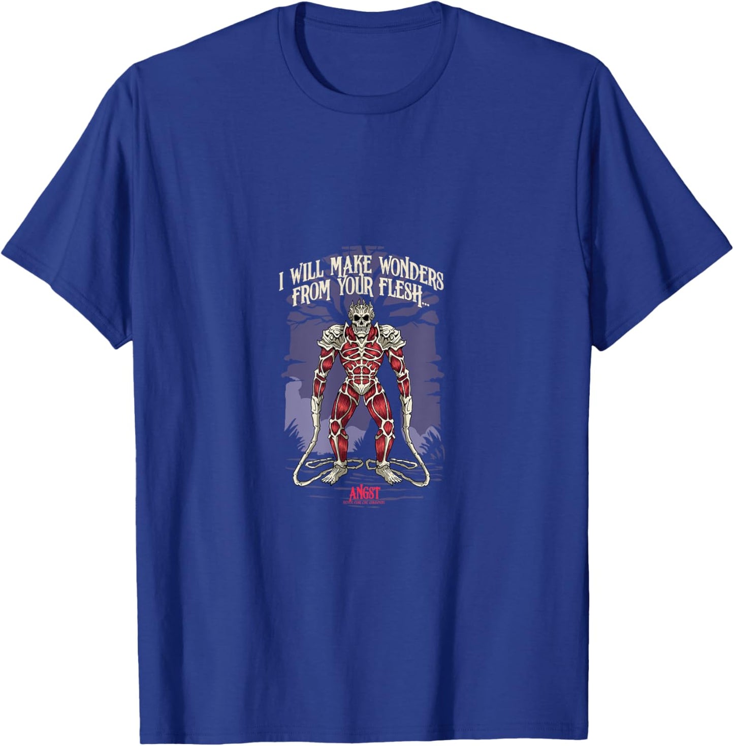 Angst: Fear the Unknown - Flesh Weaver T-Shirt - T-Shirt | Royal