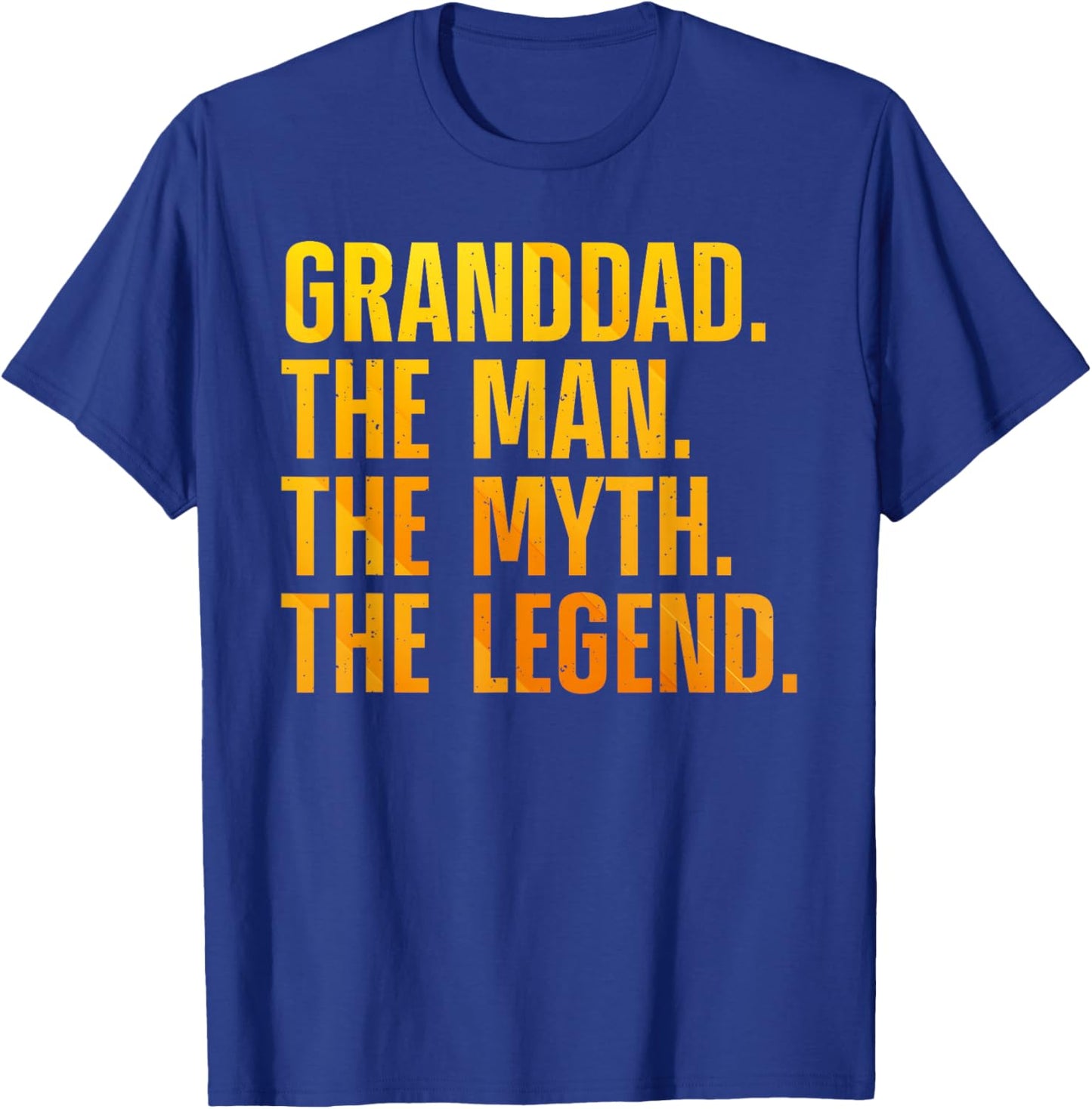 Granddad Art For Grandpa Grandfather From Grandkids Granddad T-Shirt - T-Shirt | Royal