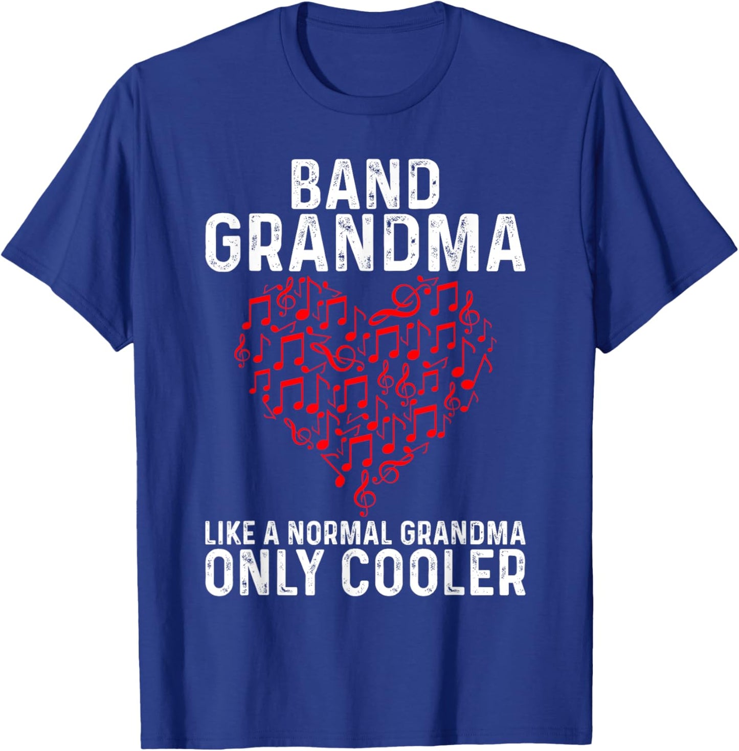 Funny Marching Band Grandma Music Lover Percussion Mom T-Shirt - T-Shirt | Royal