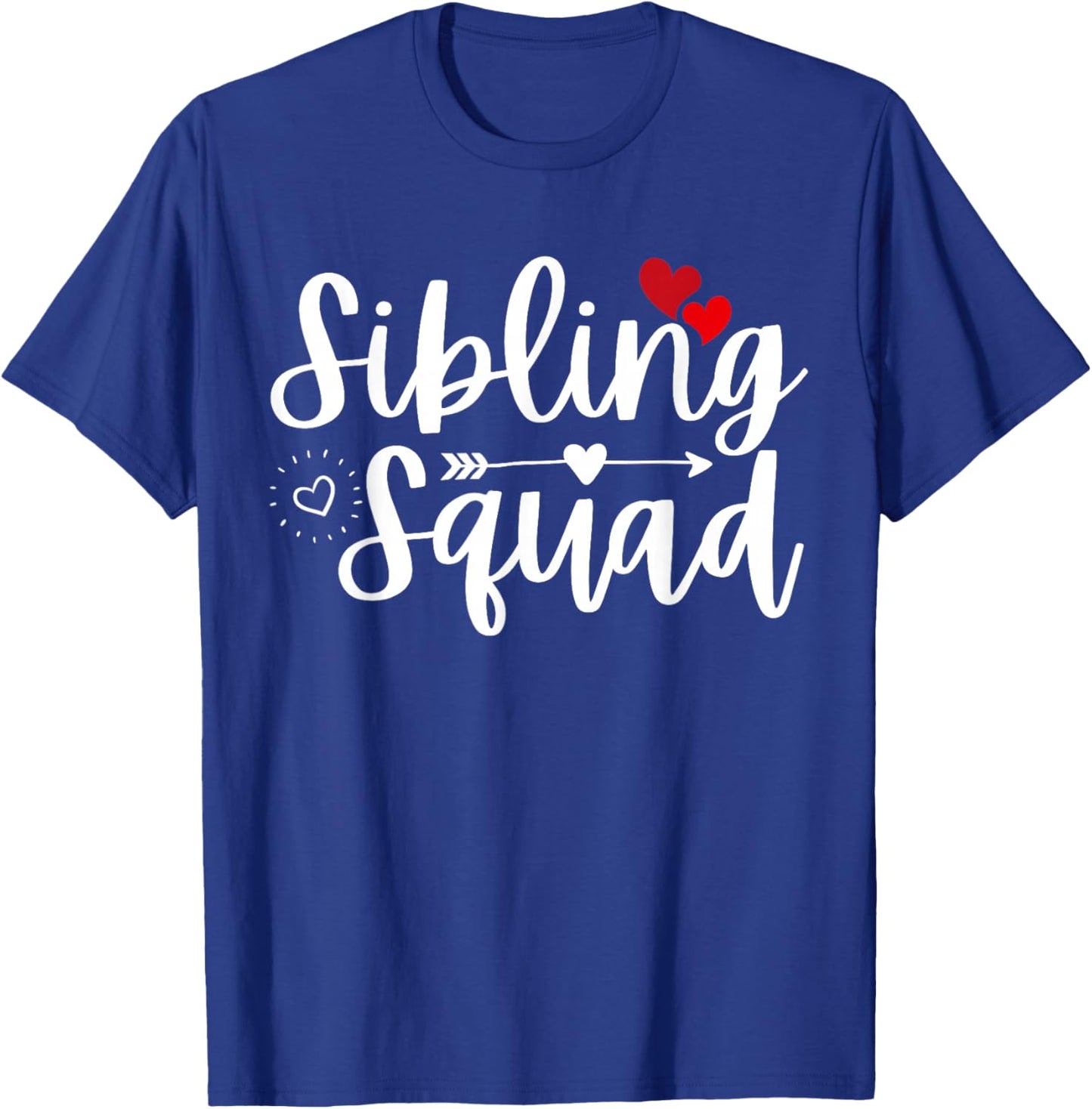 Funny Sibling Squad Family Matching Sister Brother Siblings T-Shirt - T-Shirt | Royal