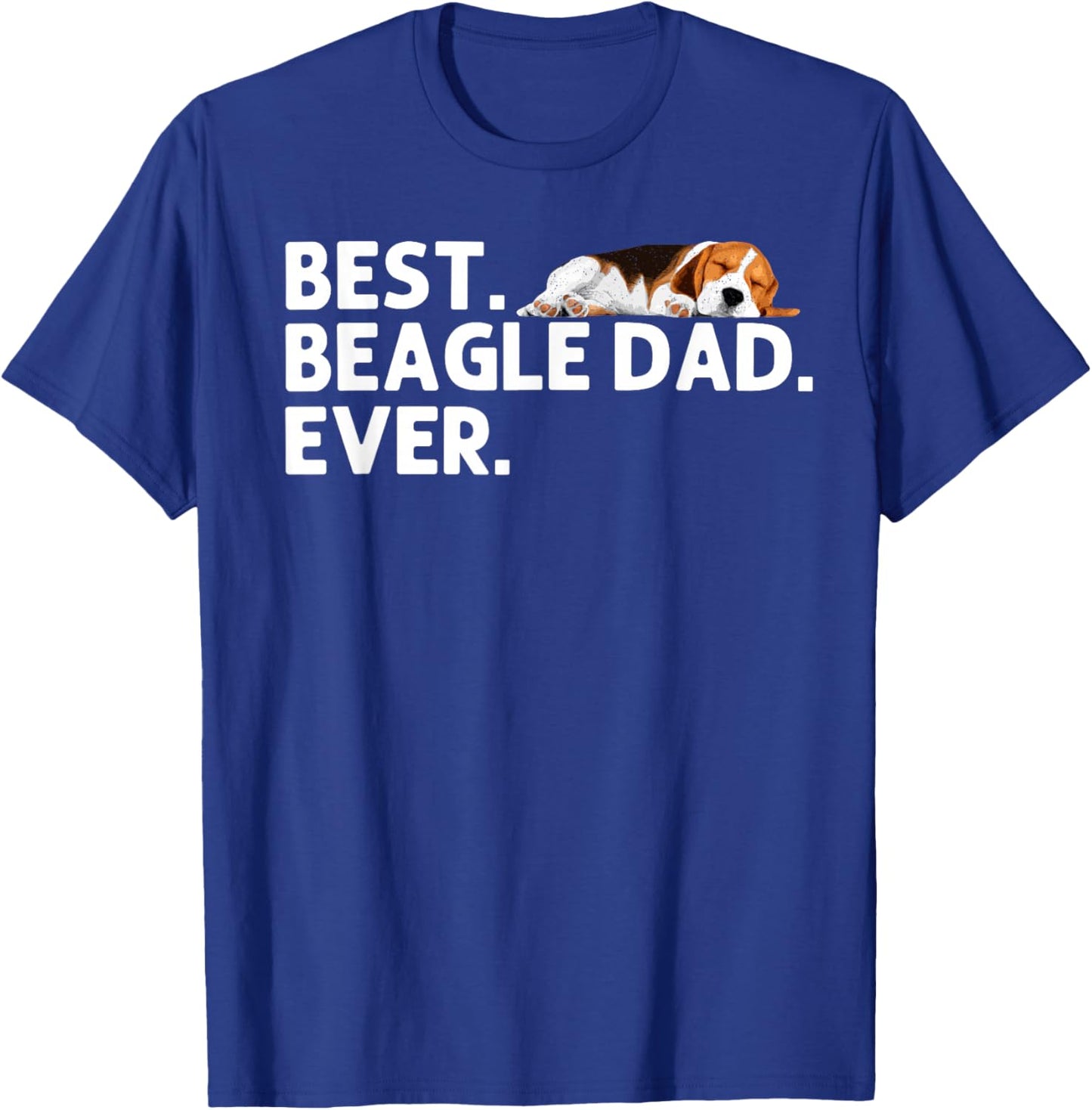 Best Beagle Dad Art Father Beagle Dog Beagle Lover T-Shirt - T-Shirt | Royal
