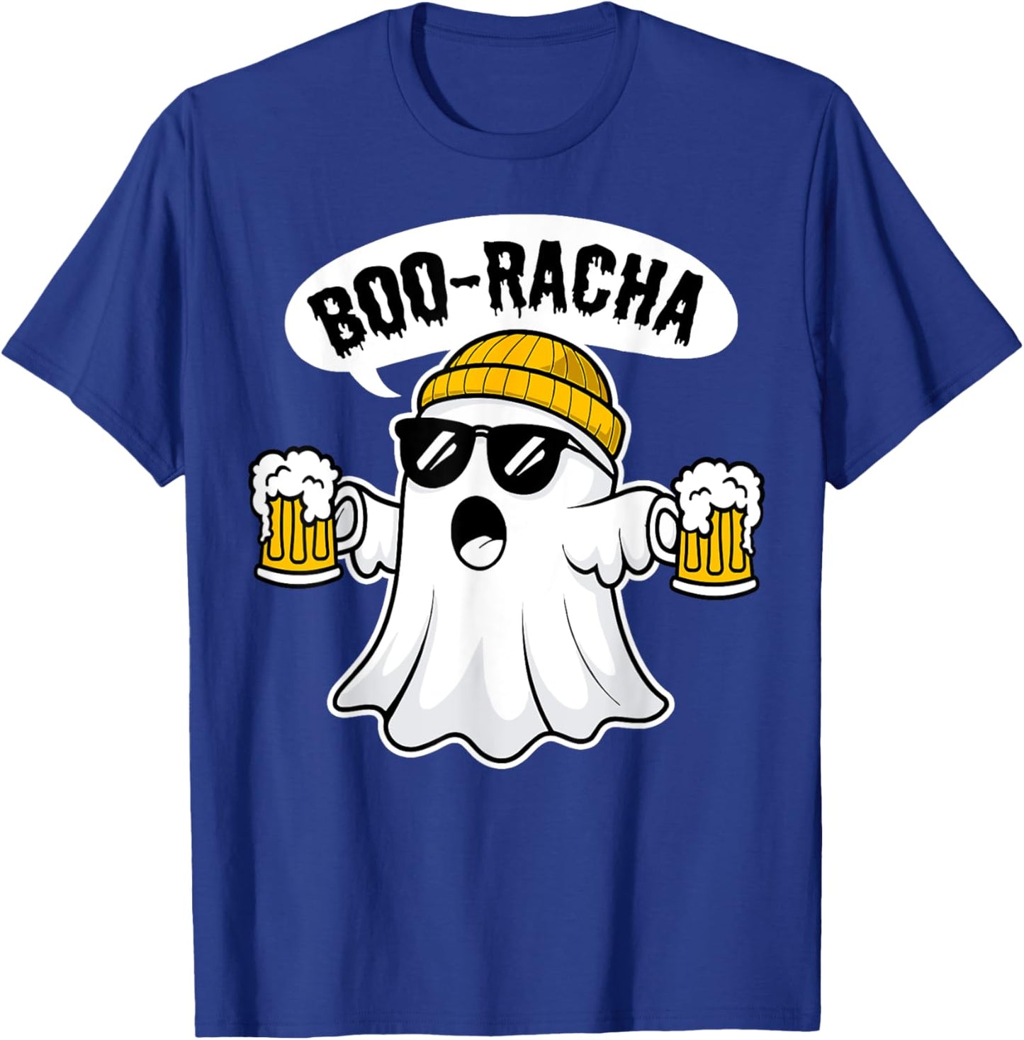 Boo-Racha Halloween Cute Ghost Boo Borracha Funny Men Women T-Shirt - T-Shirt | Royal