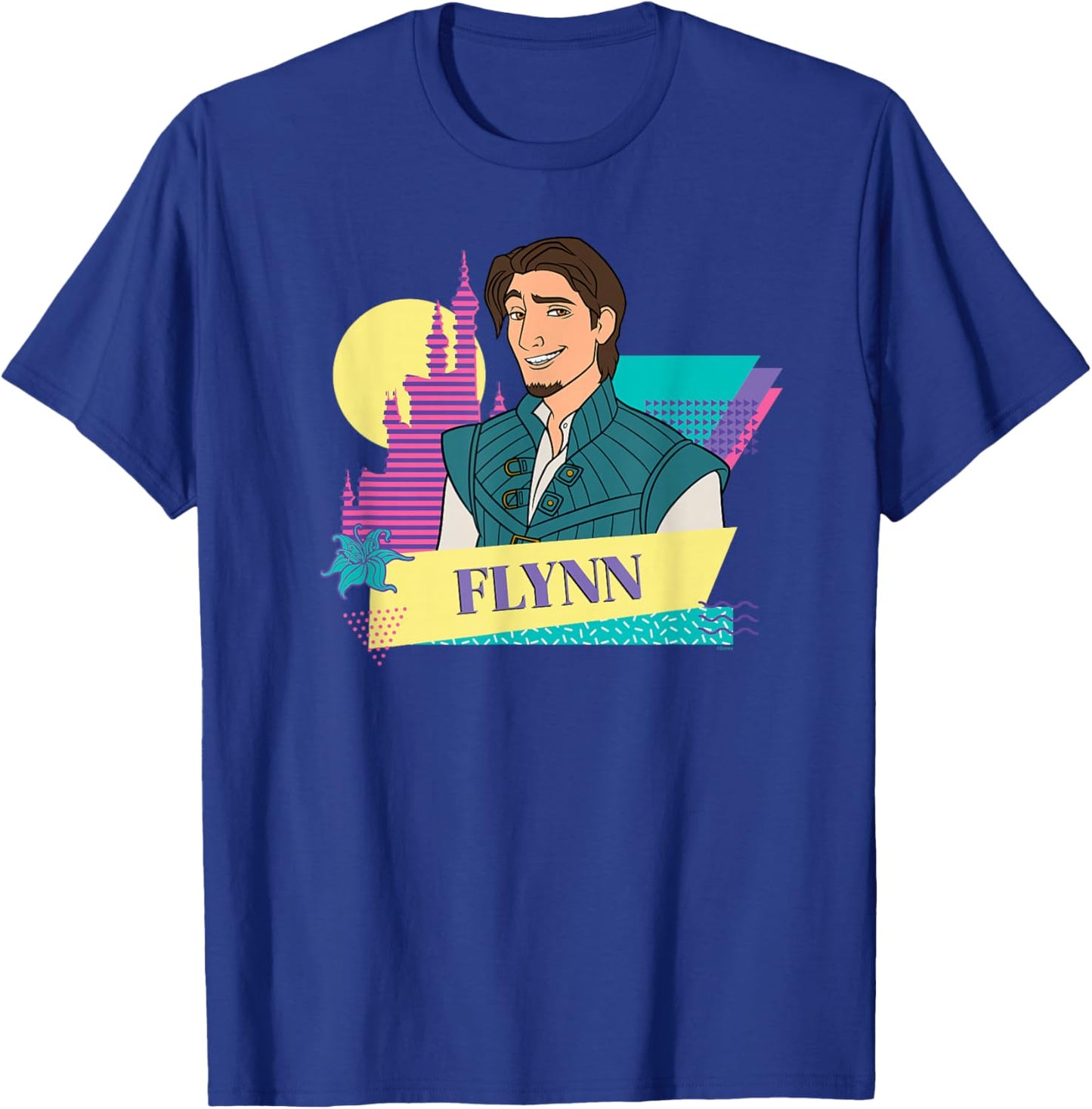 Disney Tangled Retro Couples Matching Flynn Rider T-Shirt - T-Shirt | Royal