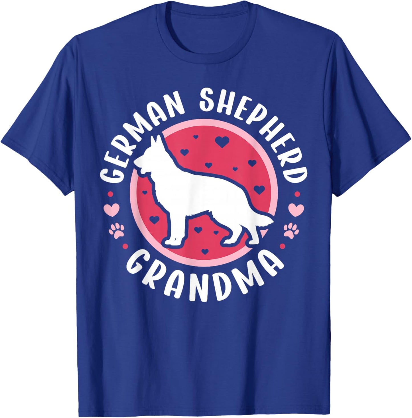 German Shepherd Grandma Heart T-Shirt - T-Shirt | Royal