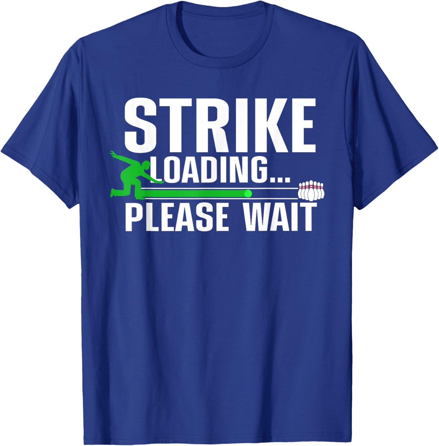 Funny Bowling Design Women Kids Bowling Lover Bowler T-Shirt - T-Shirt | Royal