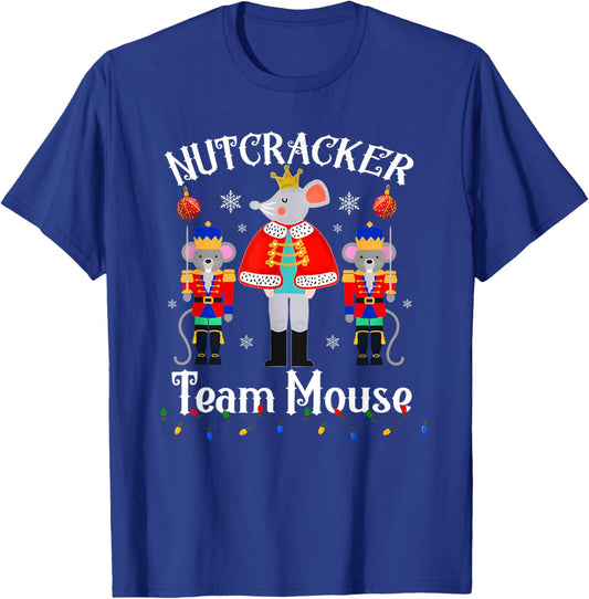 Team Mouse Nutcracker Christmas Dance Funny Soldier Kids T-Shirt - T-Shirt | Royal