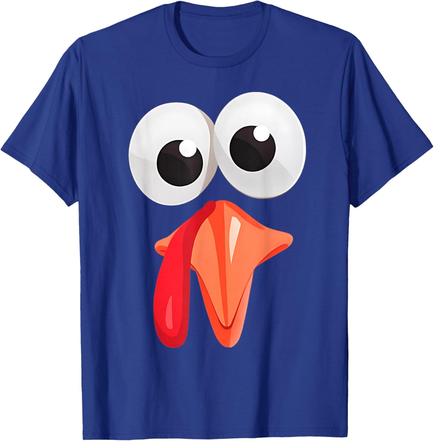 Funny Turkey Thanksgiving Christmas Costume T-Shirt - T-Shirt | Royal
