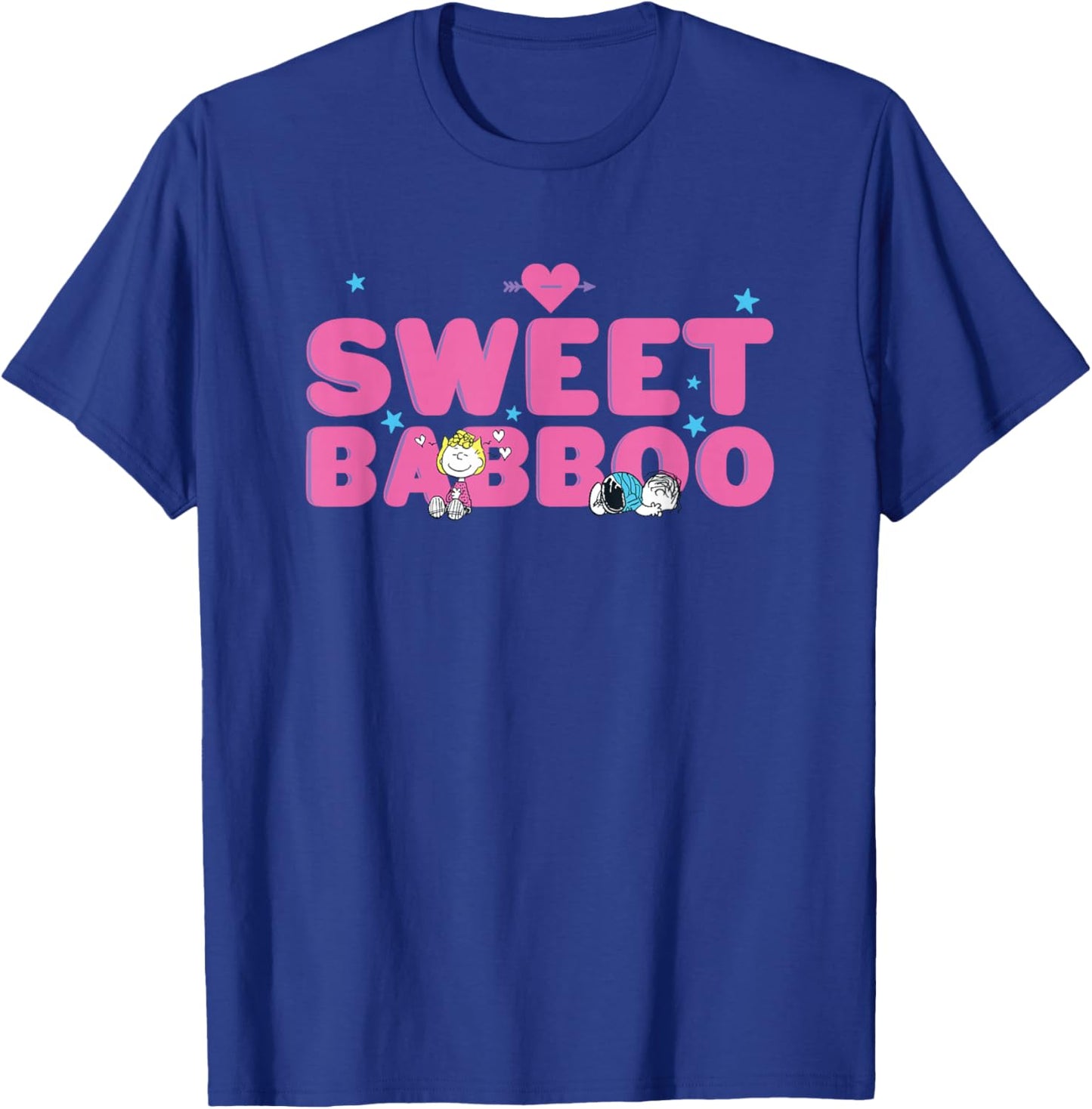 Peanuts Sweet Babboo Valentines Day T-Shirt - T-Shirt | Royal