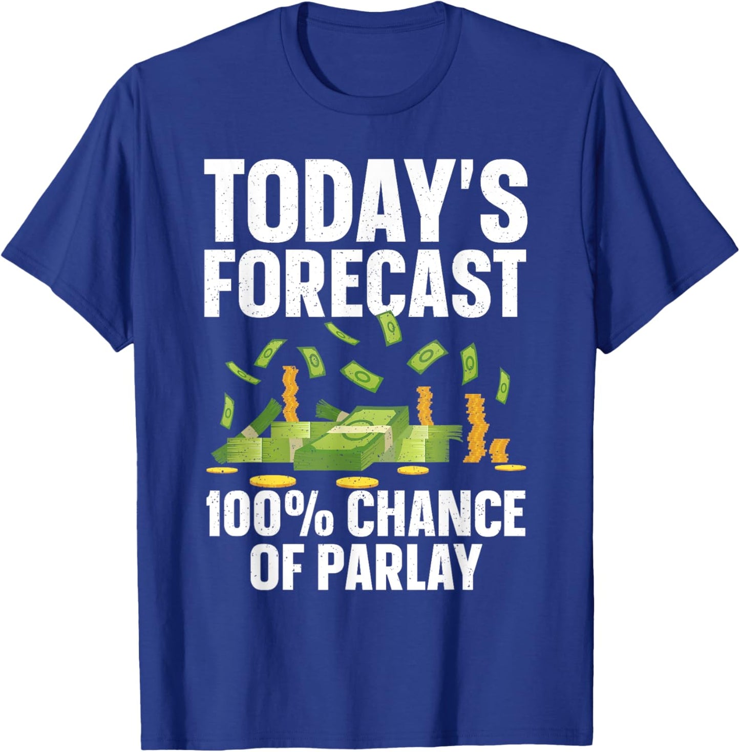 Parlay Sports Betting Design Women Sports Gambler T-Shirt - T-Shirt | Royal