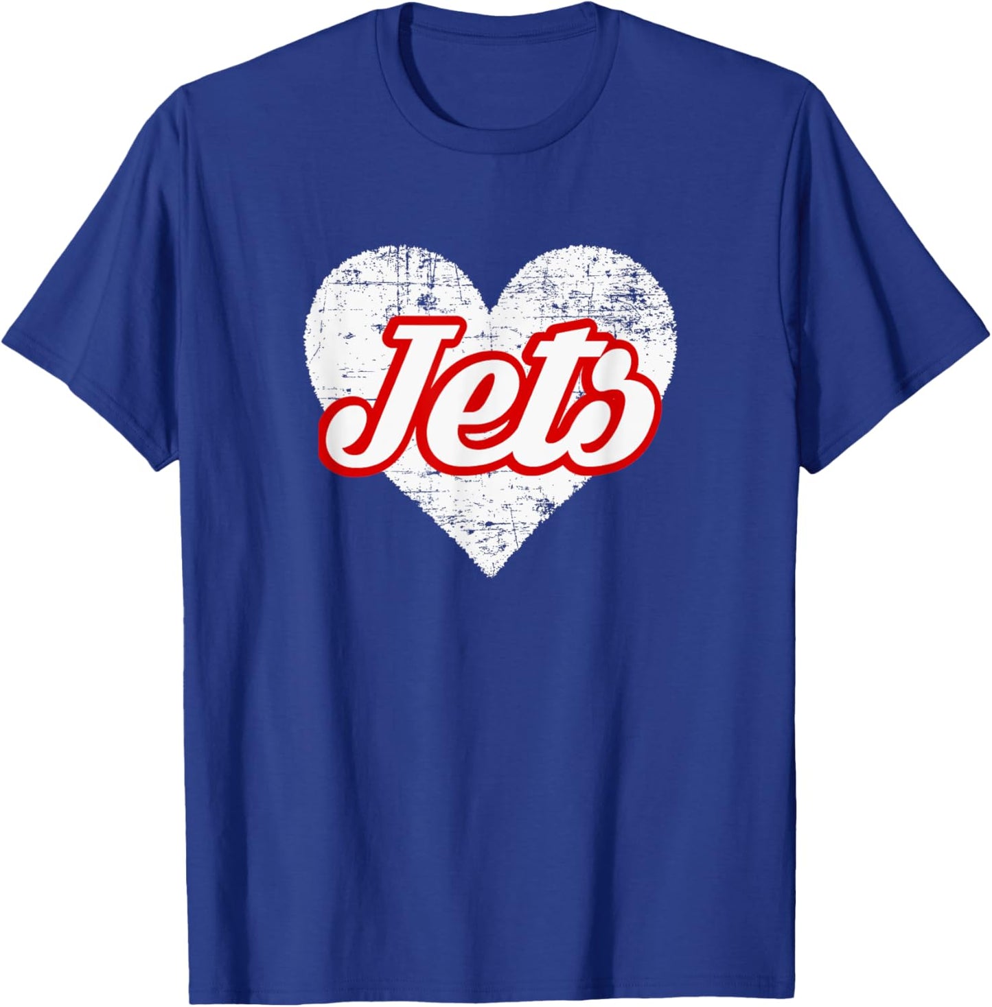Adams Central Jets Over Heart T-Shirt - T-Shirt | Royal
