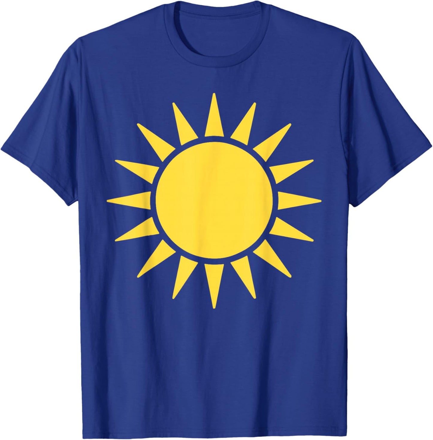 Sun Shirt Adult Kids Men Women Sun Costume T-Shirt - T-Shirt | Royal
