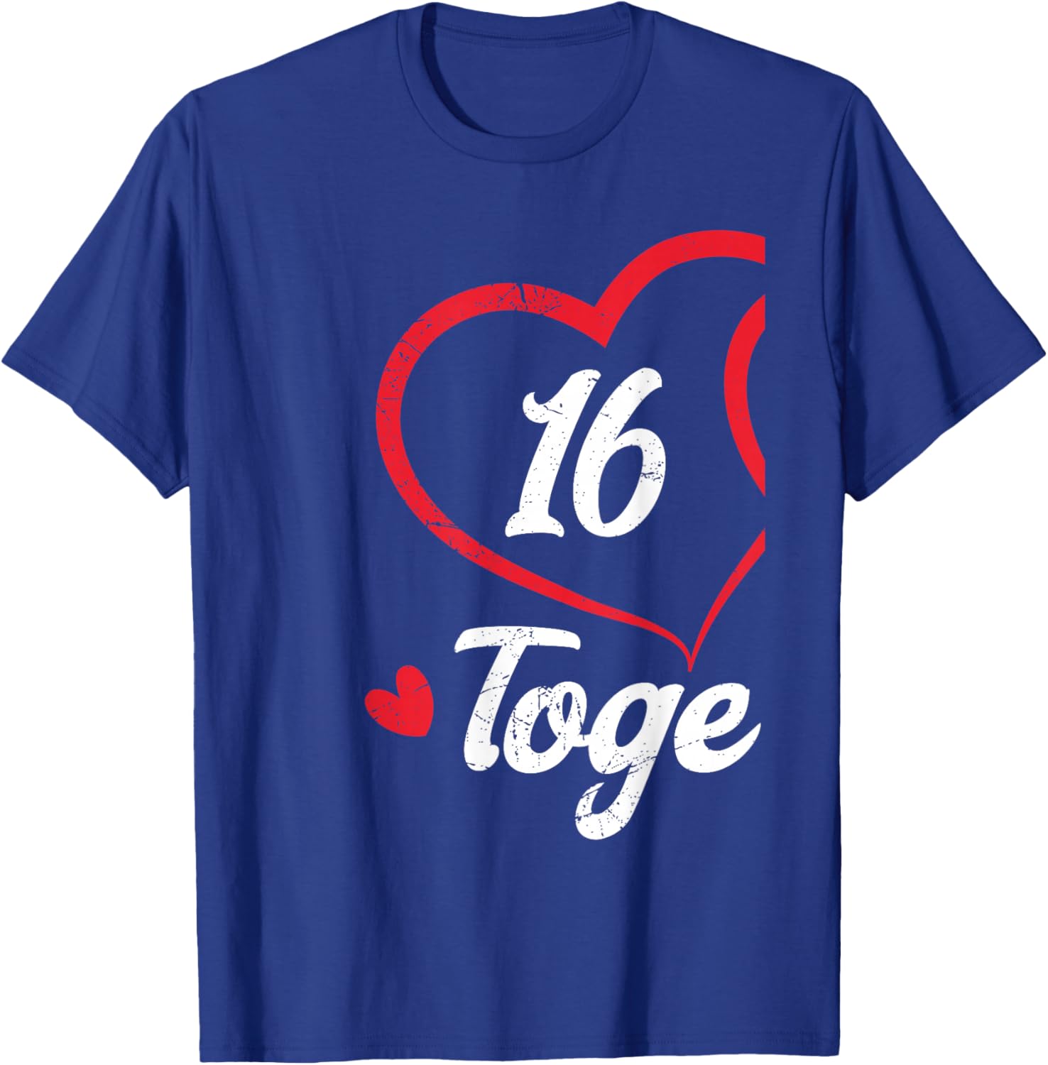 16th Wedding Anniversary 16 Years Together Couples Matching T-Shirt - T-Shirt | Royal
