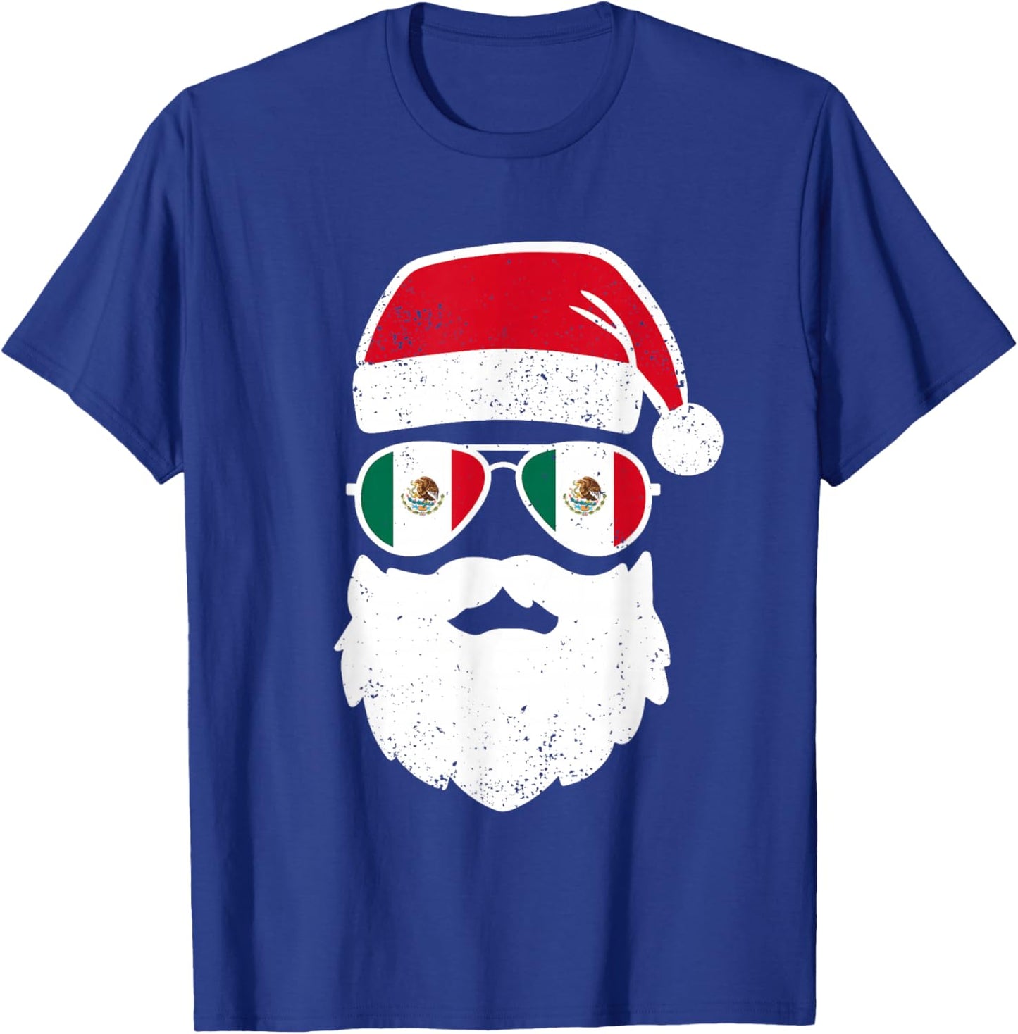 Funny Mexican Christmas Pajama Funny Mexican Matching Family T-Shirt - T-Shirt | Royal