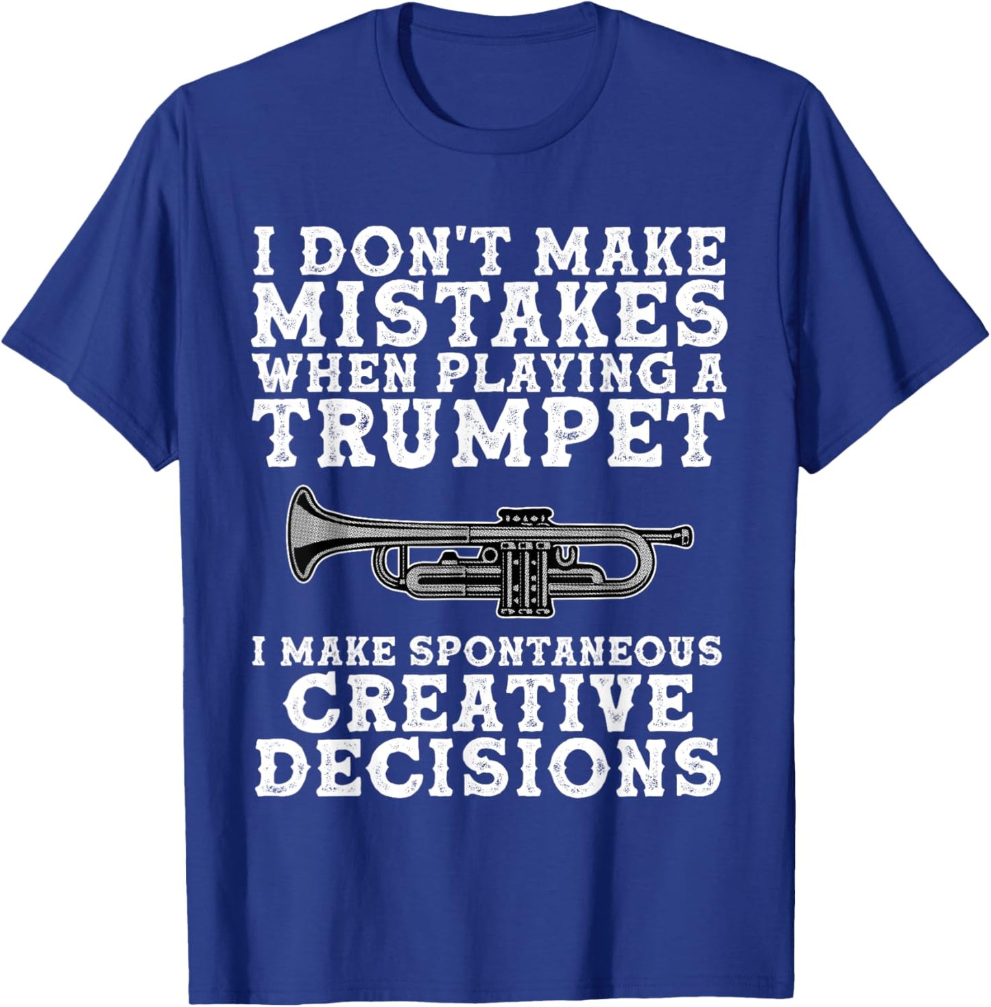 Funny Trumpet Art Women Trumpetist Trumpet Player T-Shirt - T-Shirt | Royal
