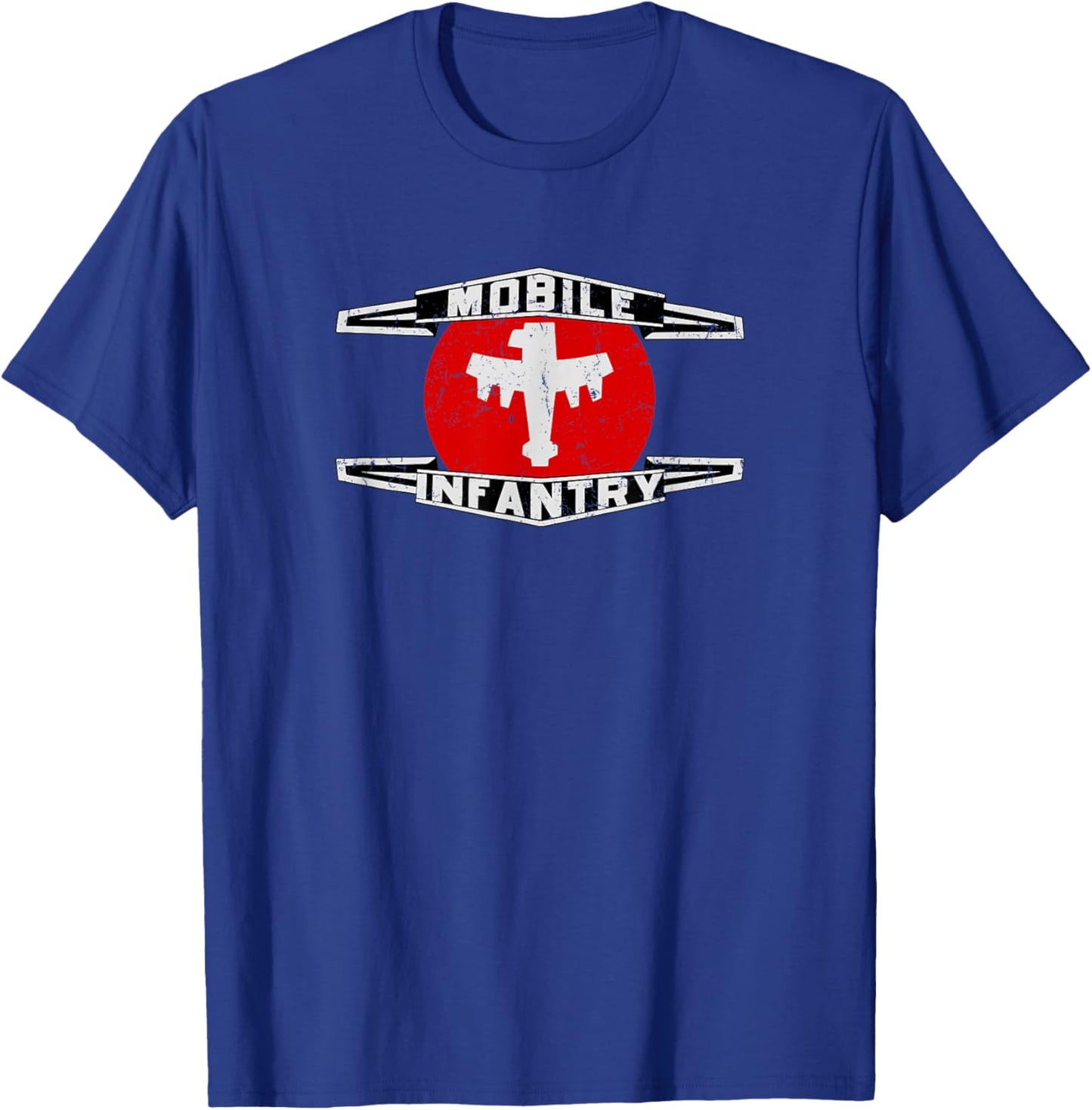 Mobile Infantry - Pre-distressed - Starship T-Shirt - T-Shirt | Royal