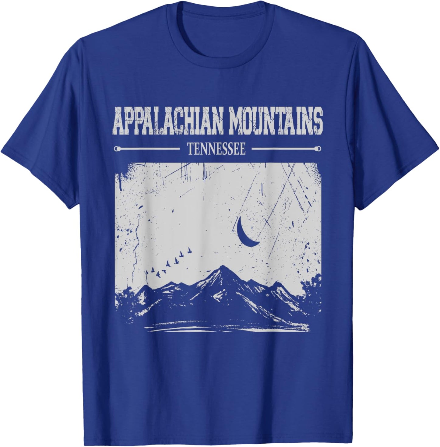 Appalachian Mountains Tennessee Trail USA Nature Hiking T-Shirt - T-Shirt | Royal