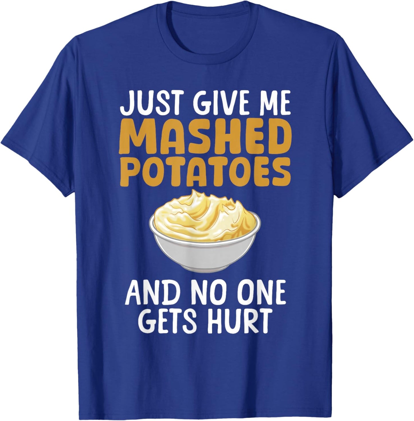 Funny Mashed Potato Design Women Mash Mashed Potato T-Shirt - T-Shirt | Royal