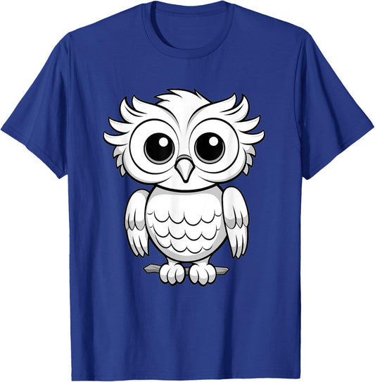 Kids Owl T-Shirt - T-Shirt | Royal