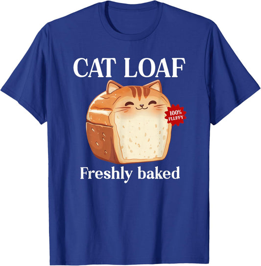 Cute Cat Loaf Of Bread Funny Cat T-Shirt - T-Shirt | Royal