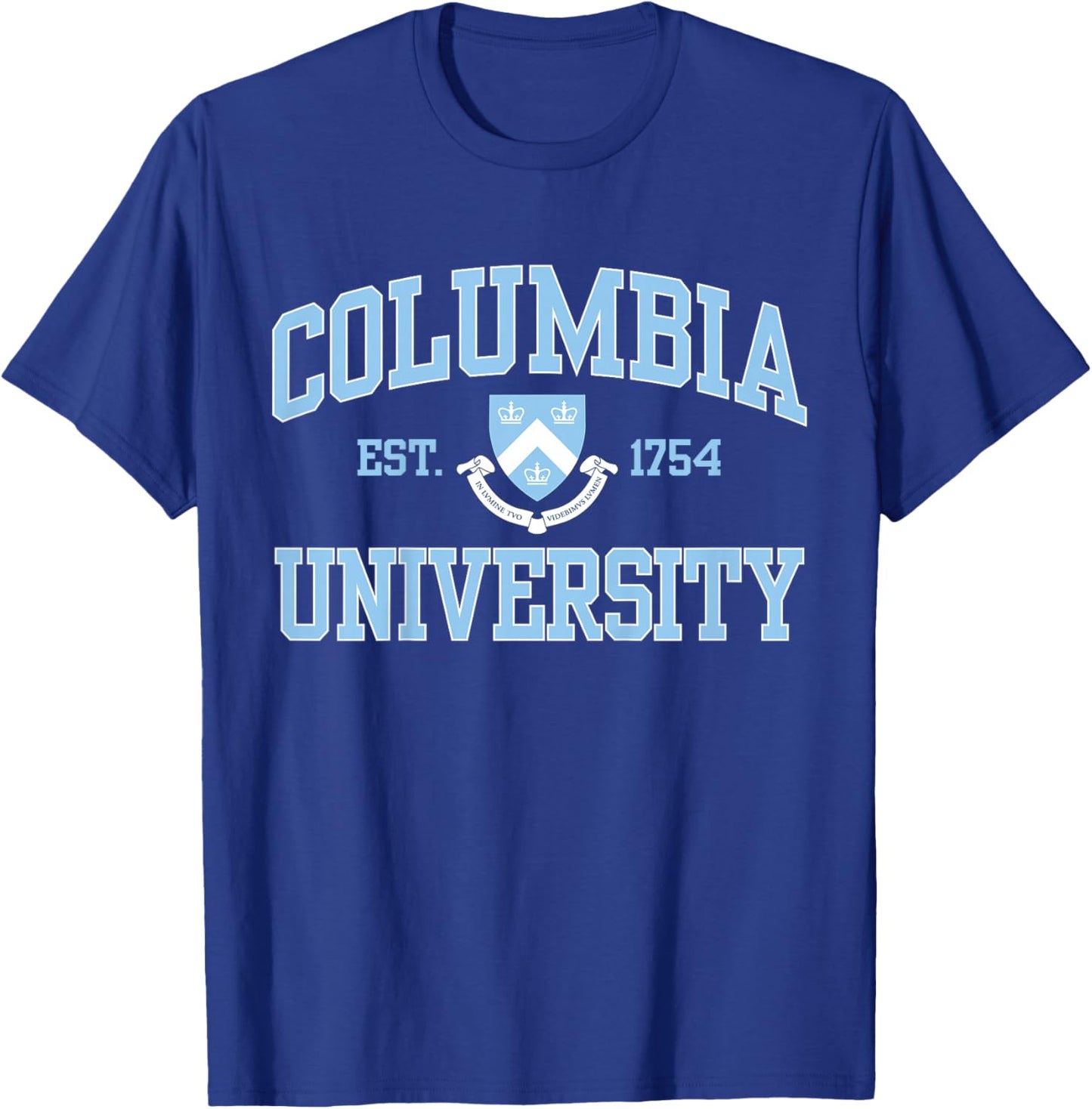 Kids Columbia Arch Over Crest EST. 1754 Navy | Columbia T-Shirt - T-Shirt | Royal