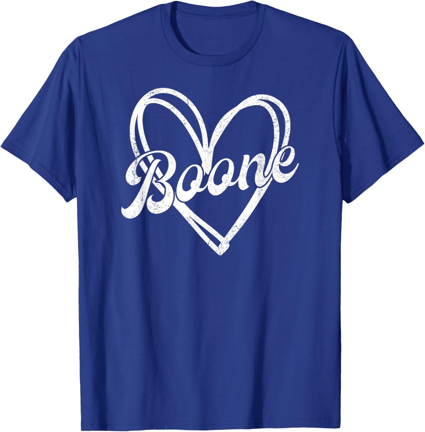 Boone Heart Men Women Kid T-Shirt - T-Shirt | Royal