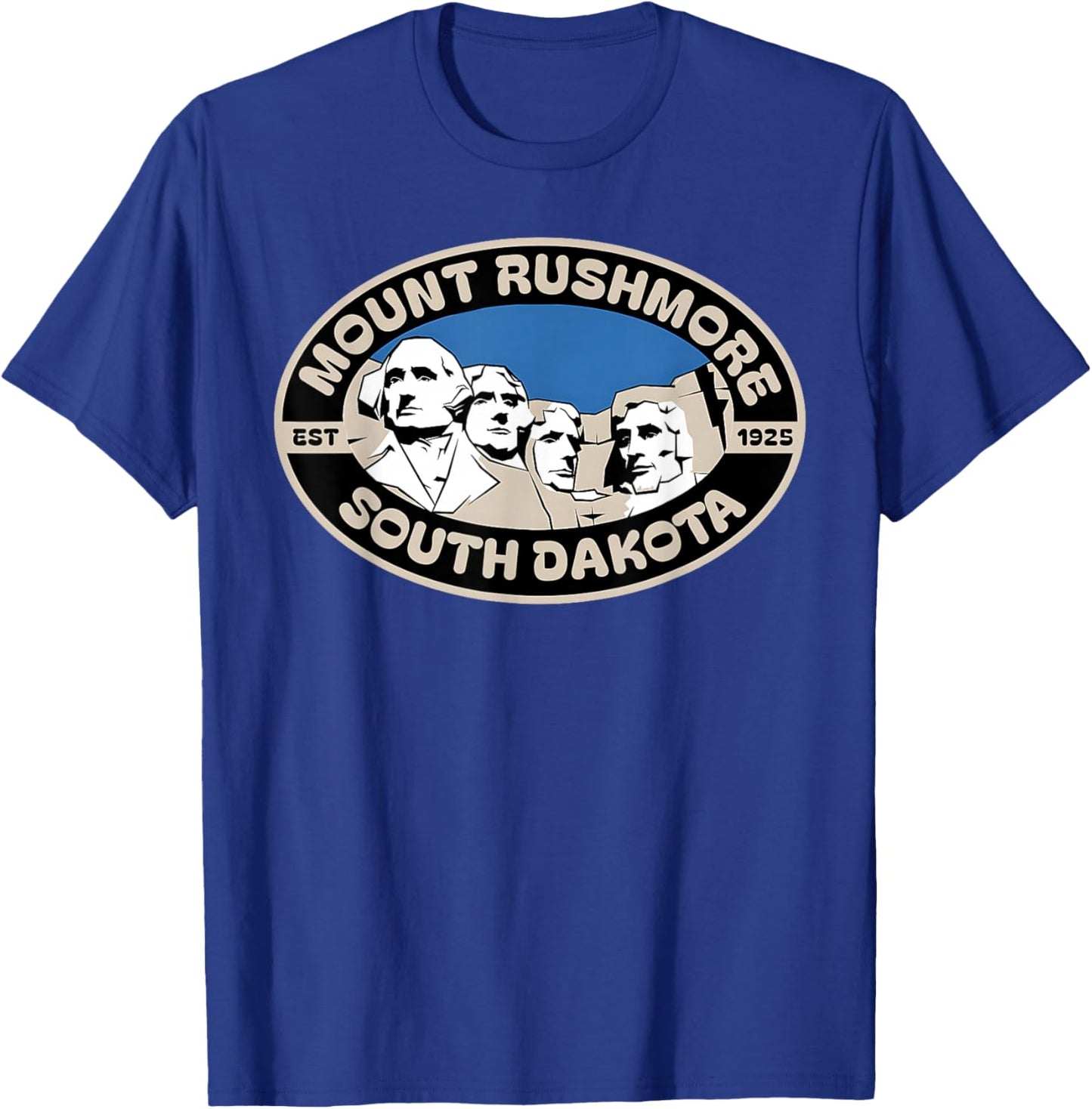 Mount Rushmore South Dakota Souvenir mt Rushmore T-Shirt - T-Shirt | Royal